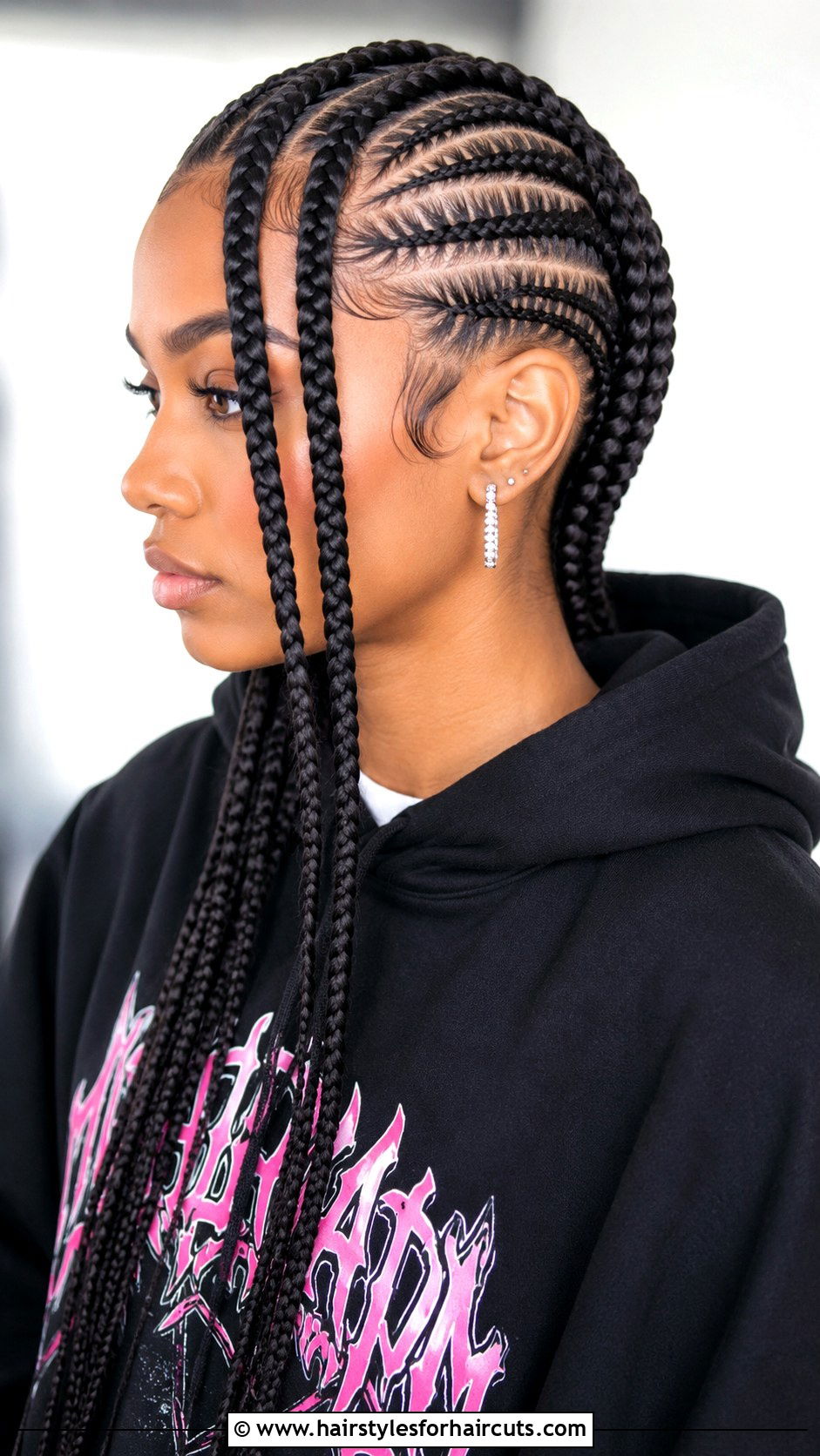 Mohawk Box Braids - 25 mohawk hairstyles for natural hair - 25 mohawk hairstyles for natural hair
