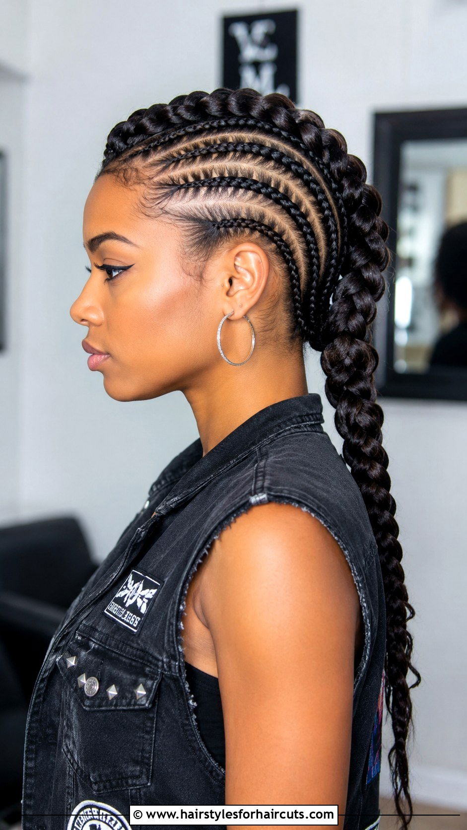 Mohawk Braid - 25 back to school hairstyles for black girl - 25 back to school hairstyles for black girl
