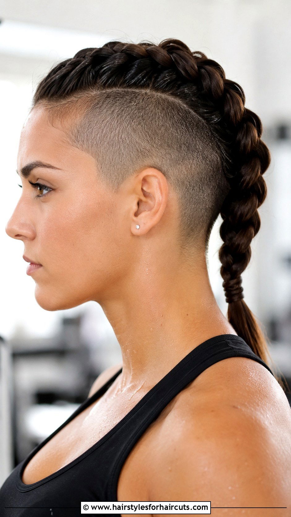 Mohawk Braid - 25 running hairstyles - 25 running hairstyles