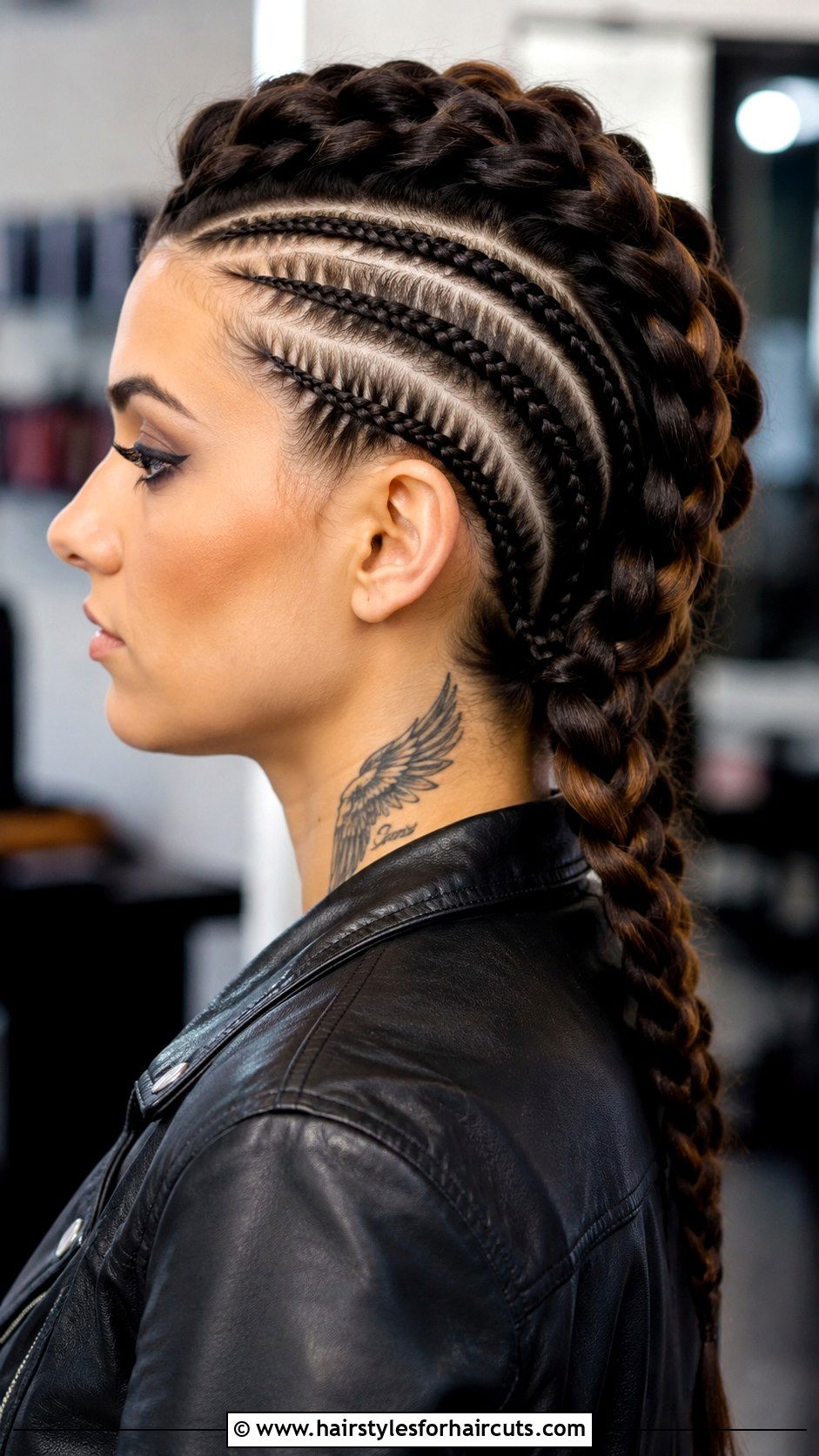 Mohawk Braid - 25 braiding hairstyles - 25 braiding hairstyles