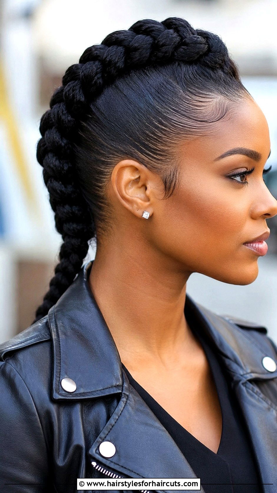 Mohawk Braid - 25 easy diy hairstyles for black hair - 25 easy diy hairstyles for black hair