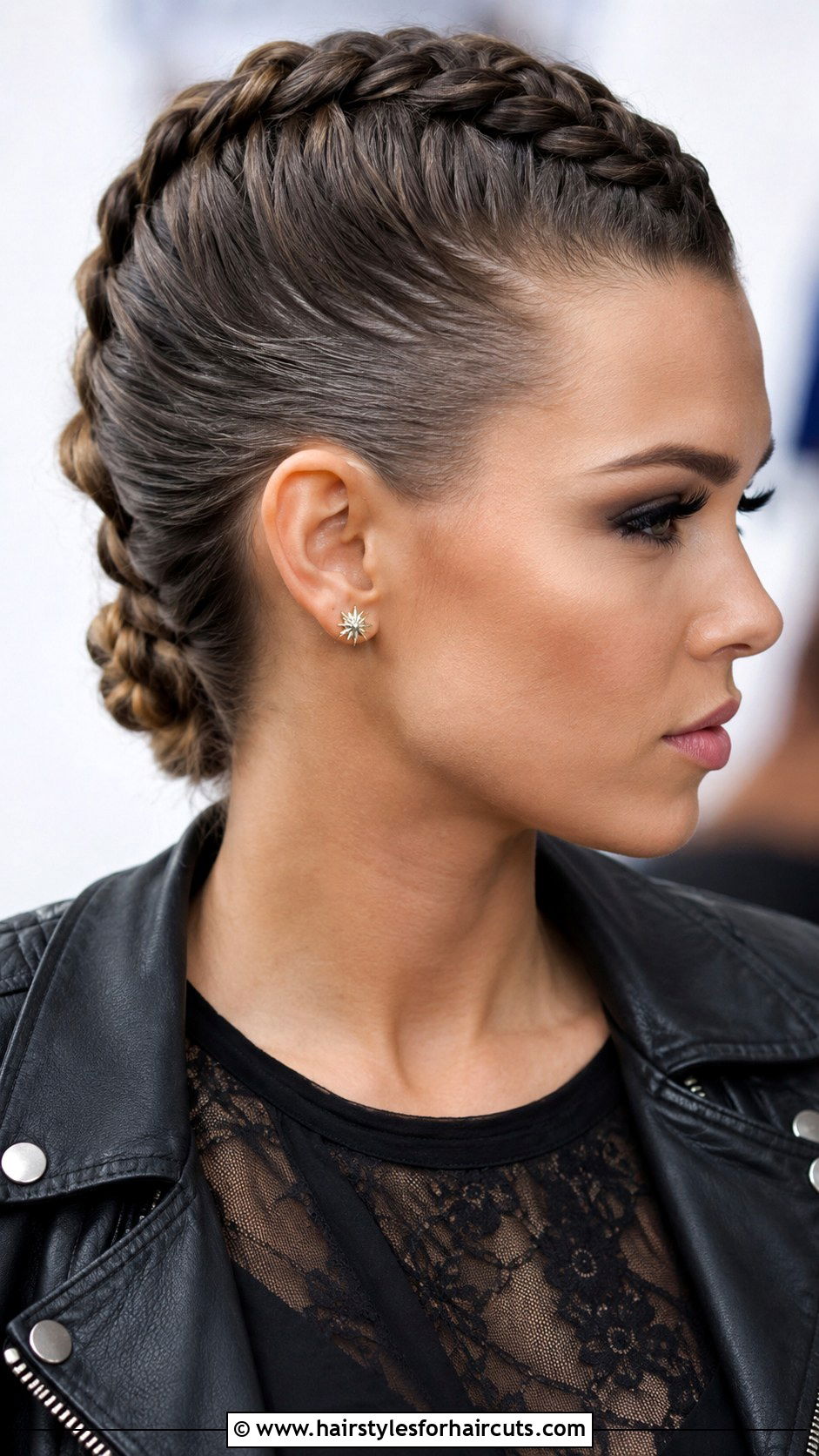 Mohawk Braid Updo - 25 fancy hairstyles for medium hair - 25 fancy hairstyles for medium hair