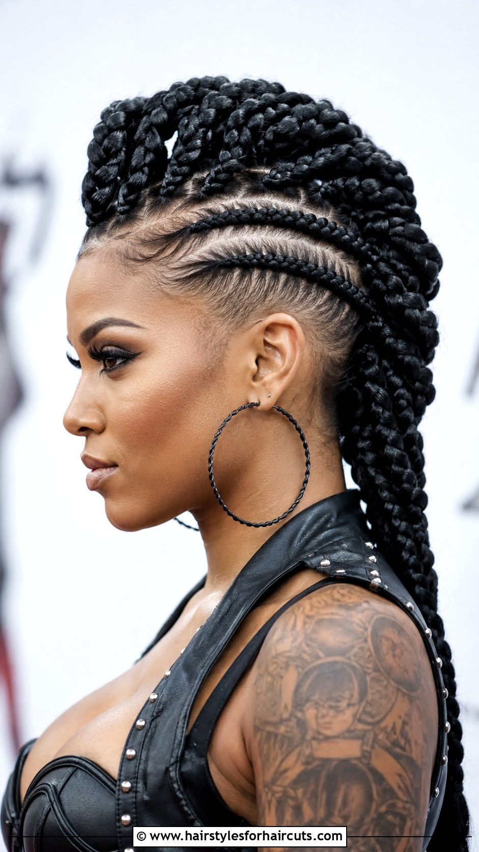 Mohawk Braids - 25 braided hairstyles natural hair - 25 braided hairstyles natural hair