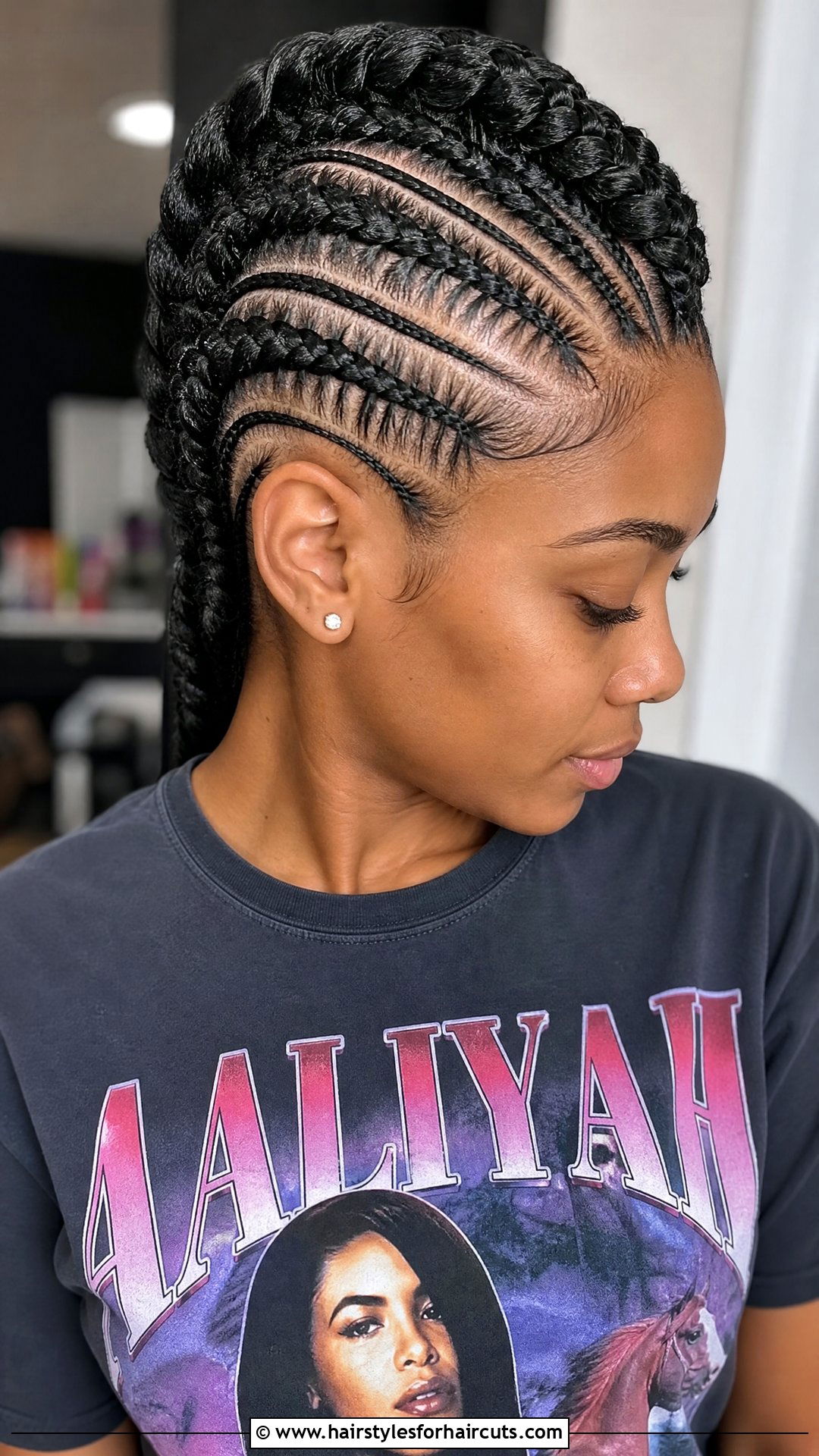 Mohawk Cornrows - 25 corn roll hairstyles - 25 corn roll hairstyles
