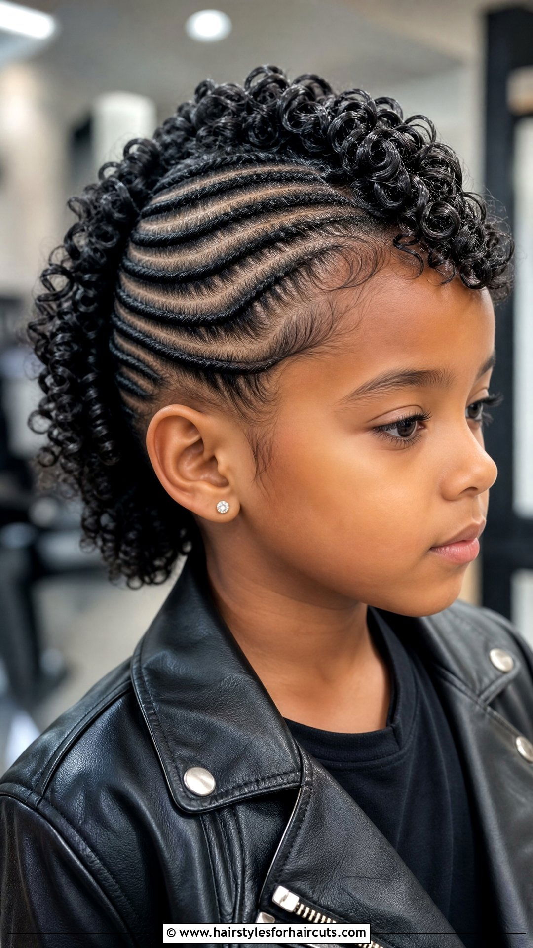 Mohawk Flat Twists - 25 hairstyles for girls with natural hair - 25 hairstyles for girls with natural hair