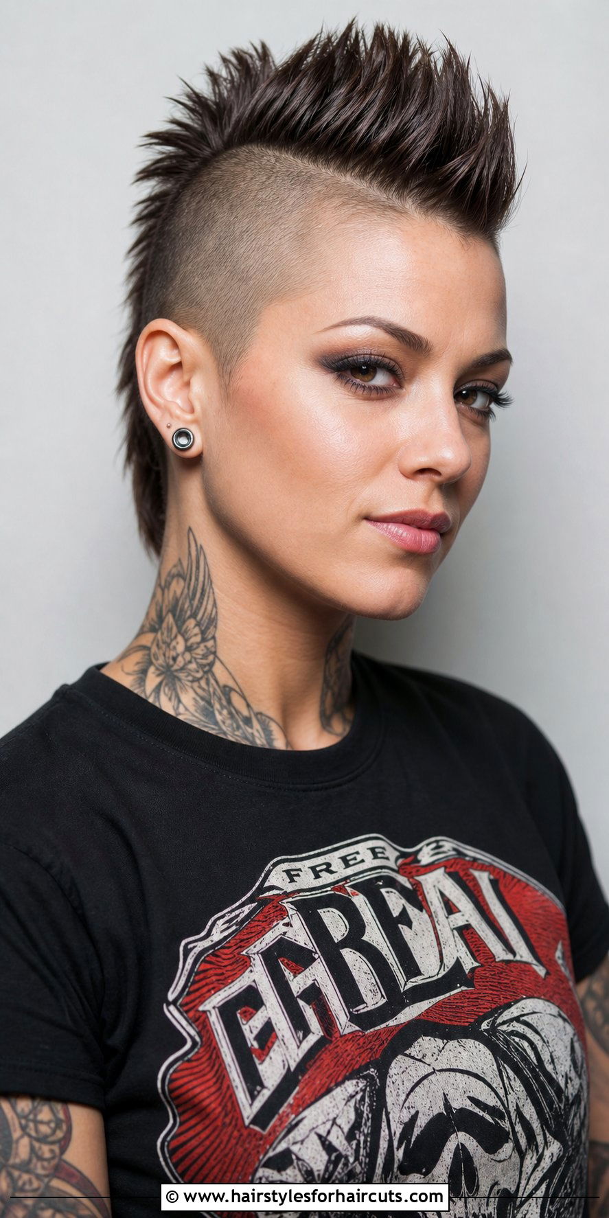 Mohawk Haircut - 25 haircuts that keep hair out of face - 25 haircuts that keep hair out of face