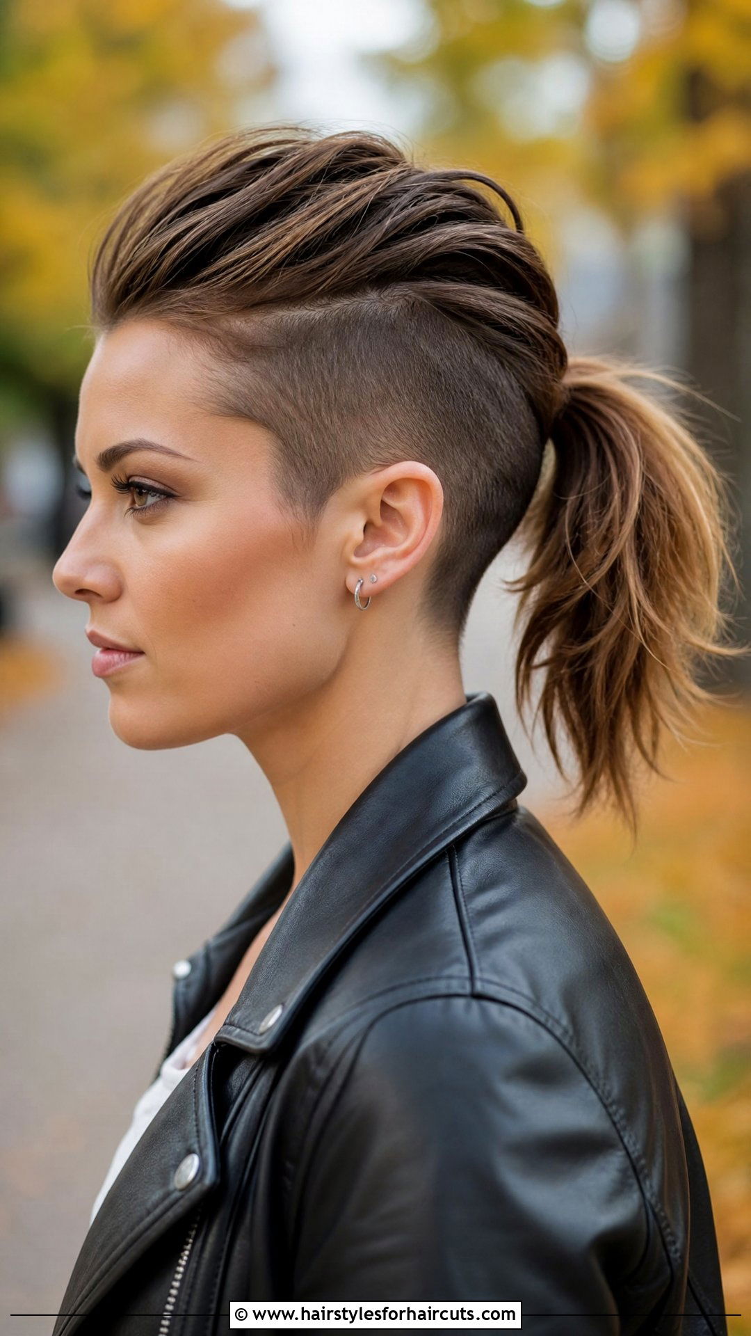 Mohawk Short Ponytail - 25 short ponytail hairstyles for black hair - 25 short ponytail hairstyles for black hair