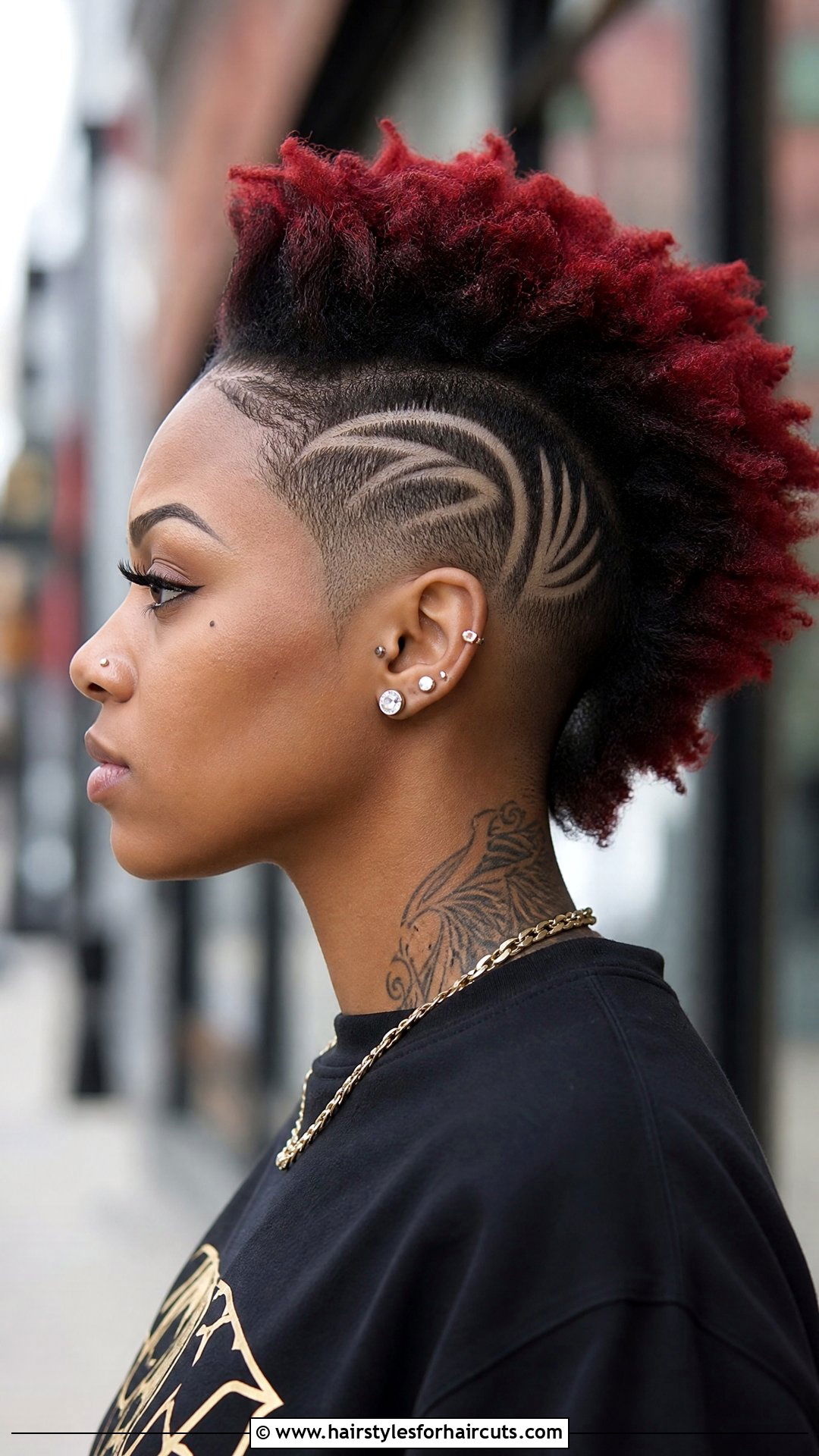 Mohawk With Designs - 25 very short hairstyles for black women - 25 very short hairstyles for black women