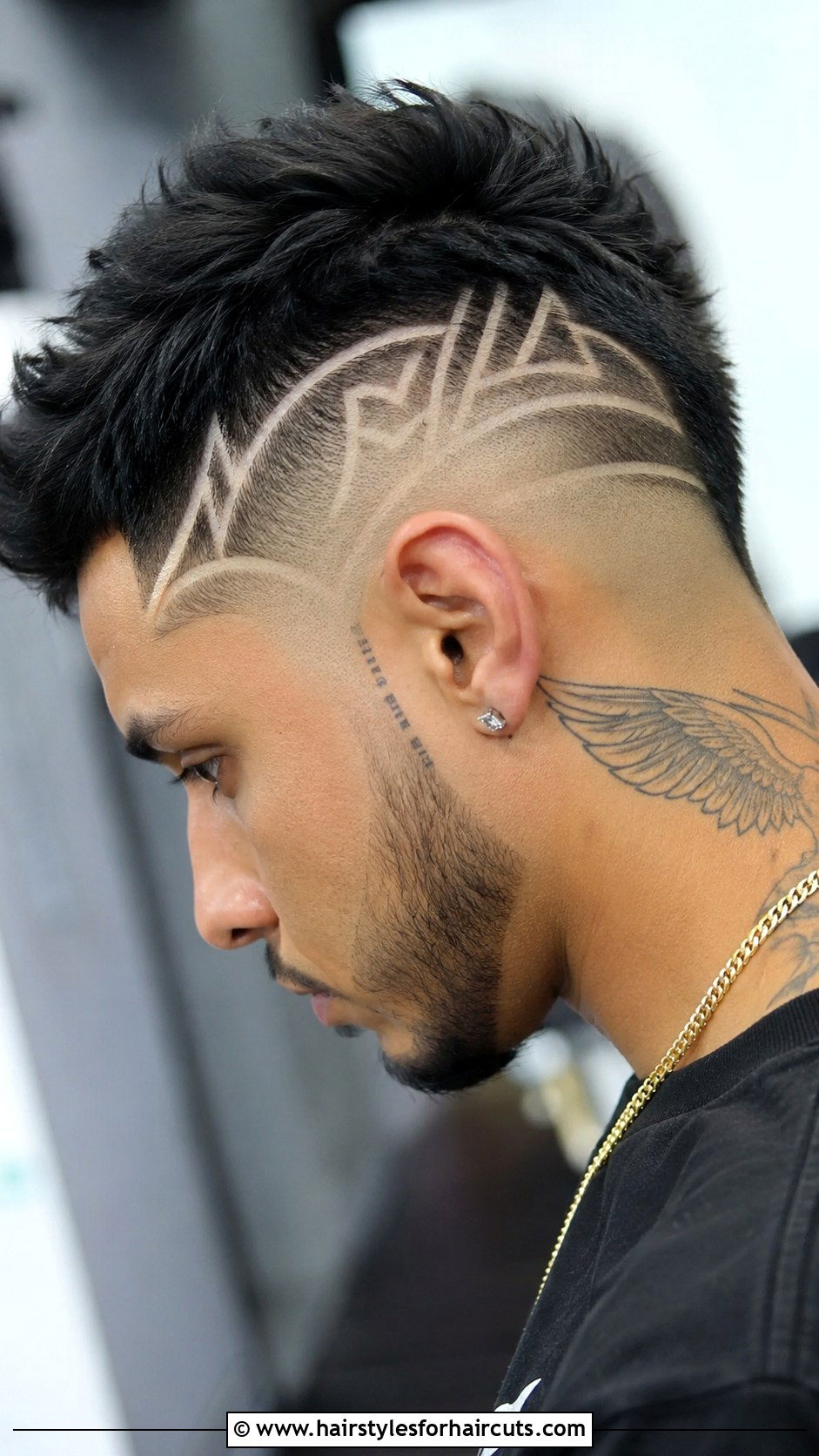 Mohawk With Line Designs - 25 mohak hairstyles - 25 mohak hairstyles