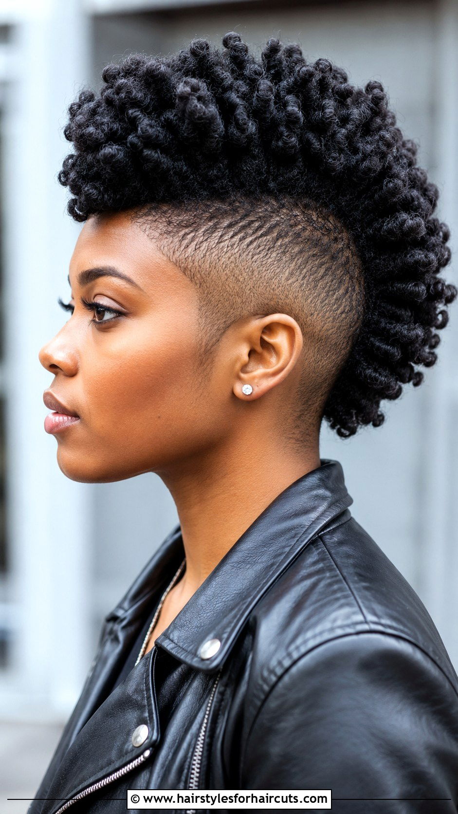 Mohawk With Sponge Coils - 25 coil hairstyles for natural hair - 25 coil hairstyles for natural hair