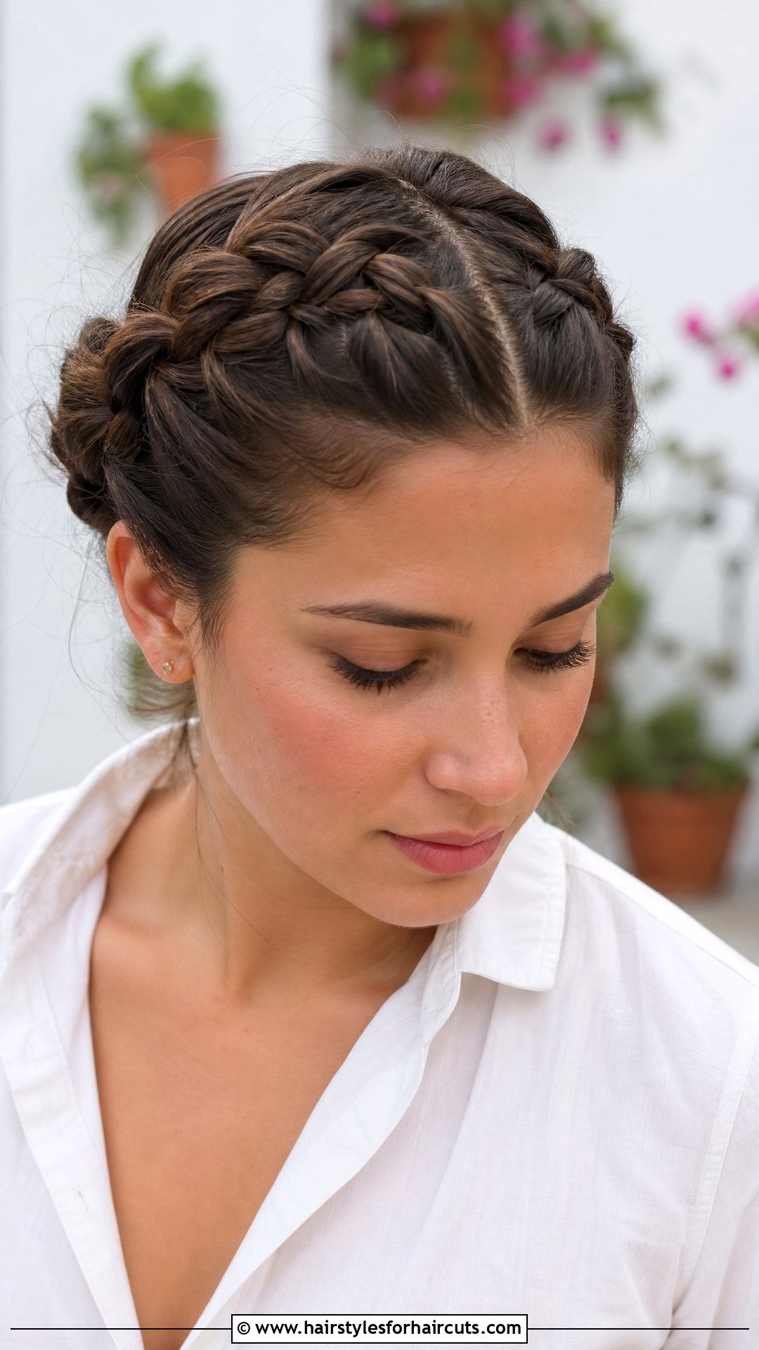 Moroccan Milkmaid Braid - 25 moroccan hairstyles - 25 moroccan hairstyles