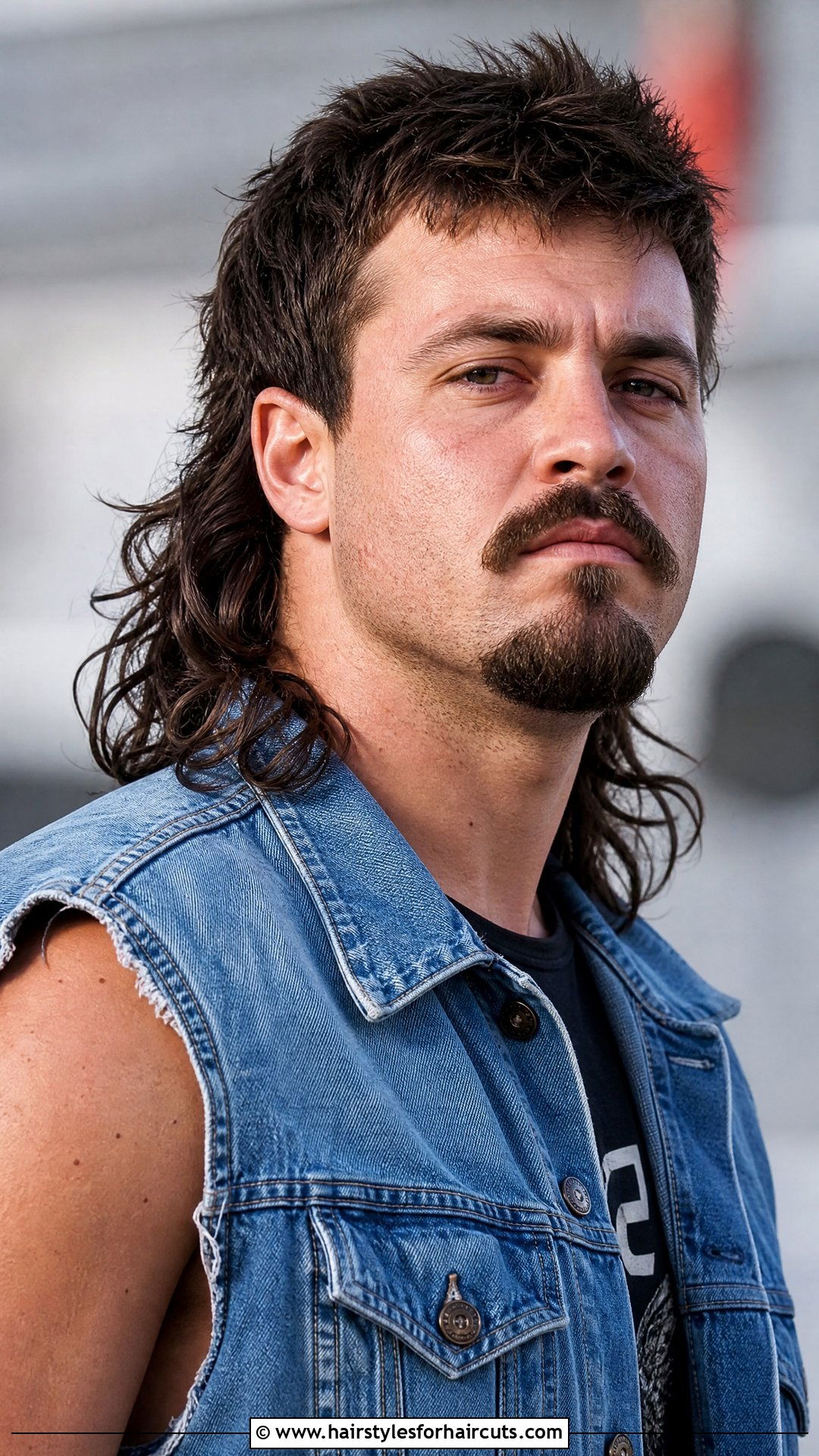 Mullet With Moustache - 25 haircuts and beard trims - 25 haircuts and beard trims