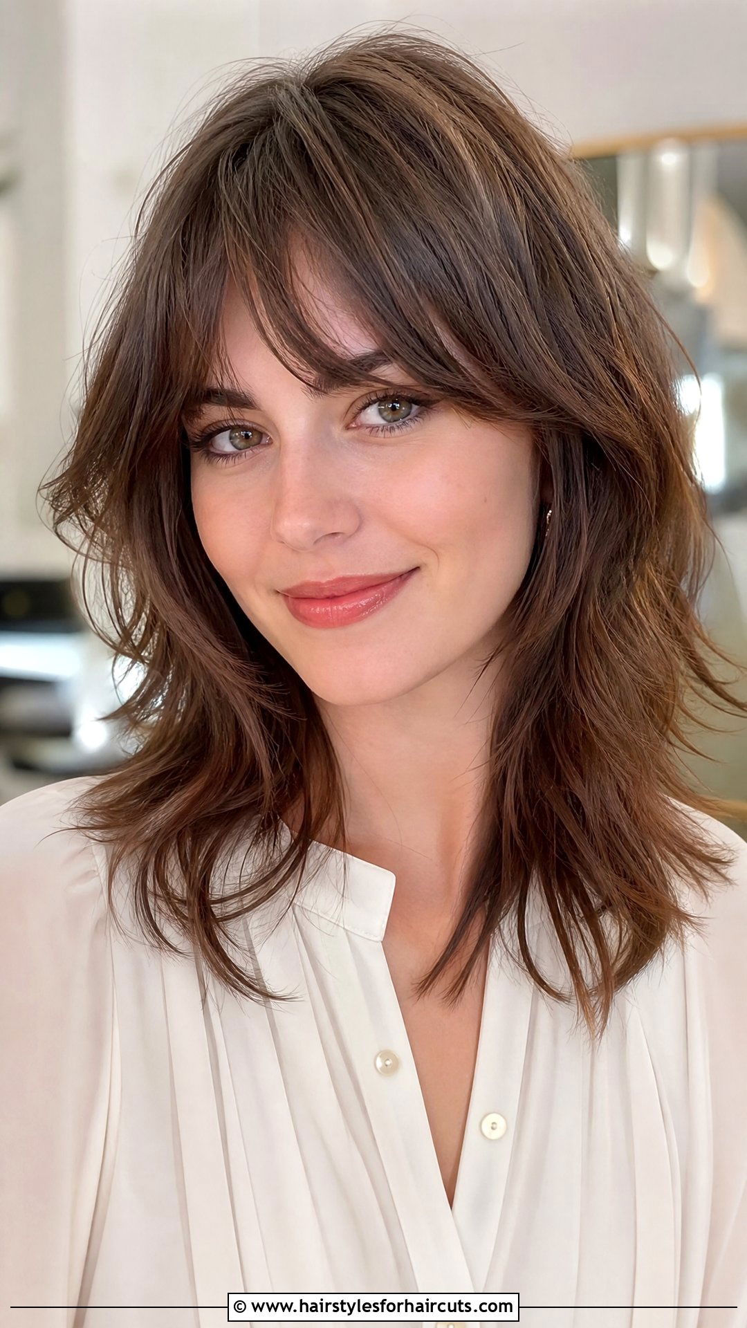 Mullet With Side Swept Bangs - 25 modern mullet haircuts - 25 modern mullet haircuts