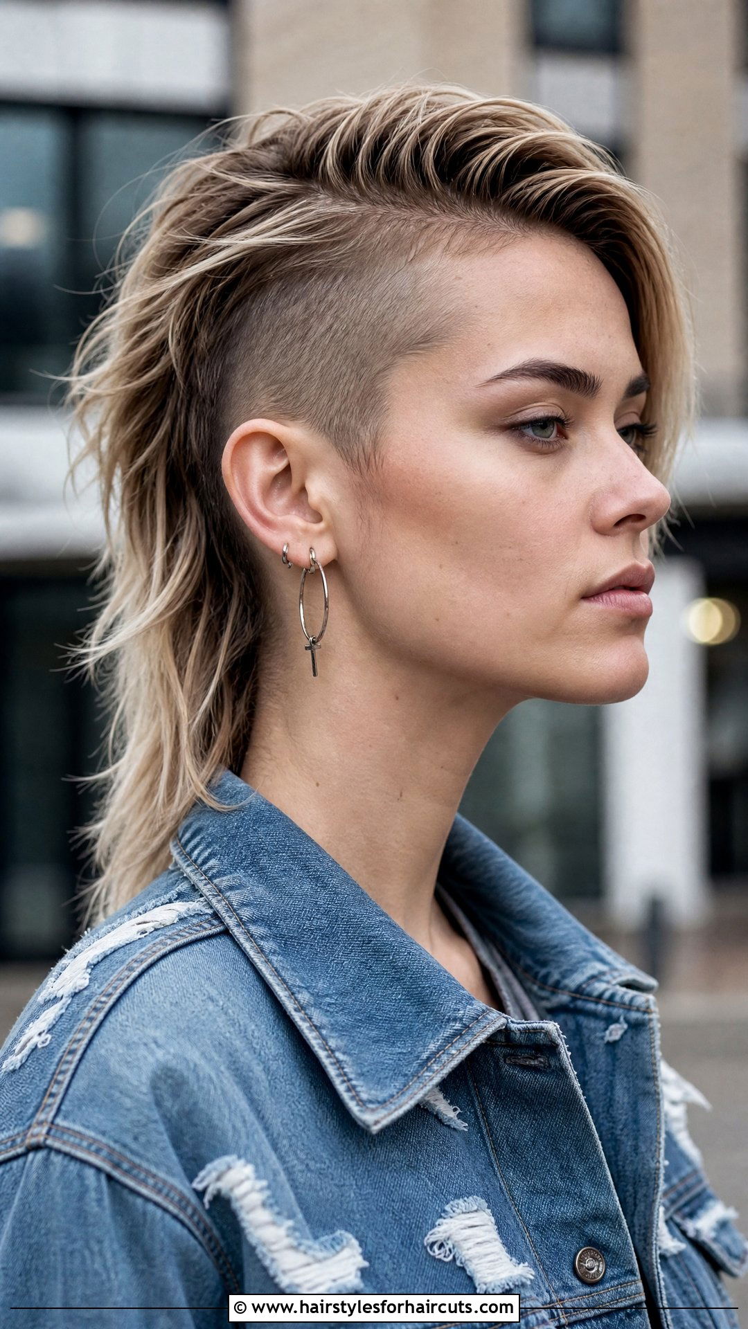 Mullet With Undercut - 25 thick hair tomboy haircuts - 25 thick hair tomboy haircuts