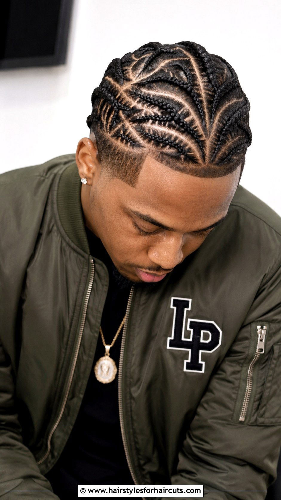 Multi Directional Cornrows - 25 allen iverson hairstyles - 25 allen iverson hairstyles
