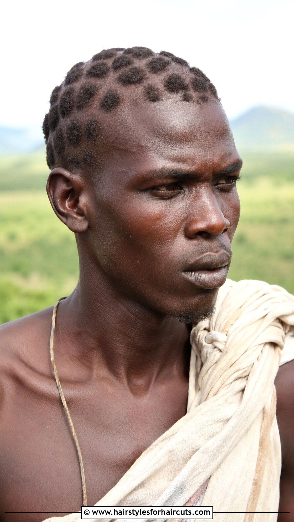 Mursi Shaved Pattern Hairstyle - 25 ancient african hairstyles - 25 ancient african hairstyles