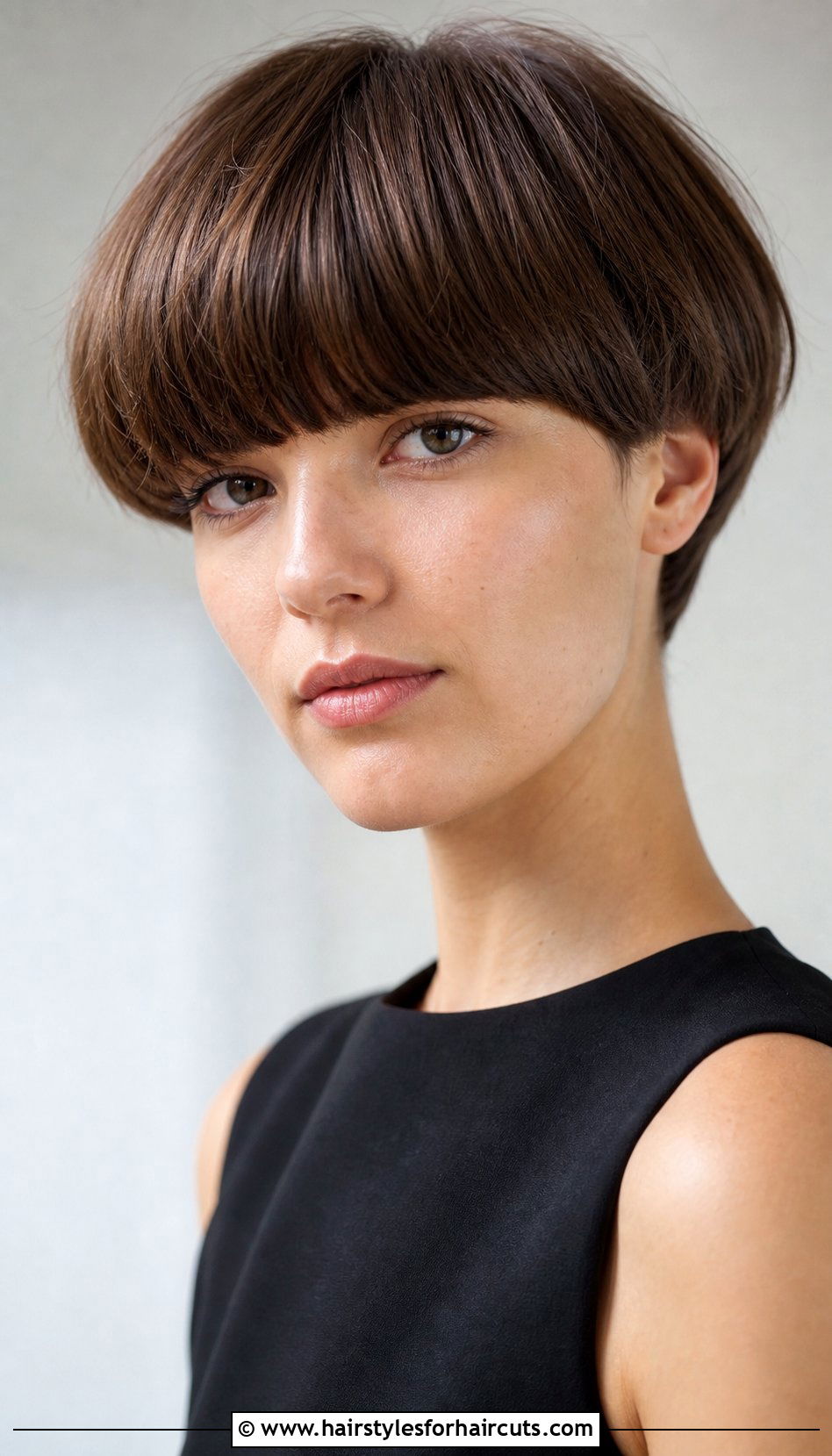 Mushroom Cut - 25 hair brushed forward hairstyles - 25 hair brushed forward hairstyles
