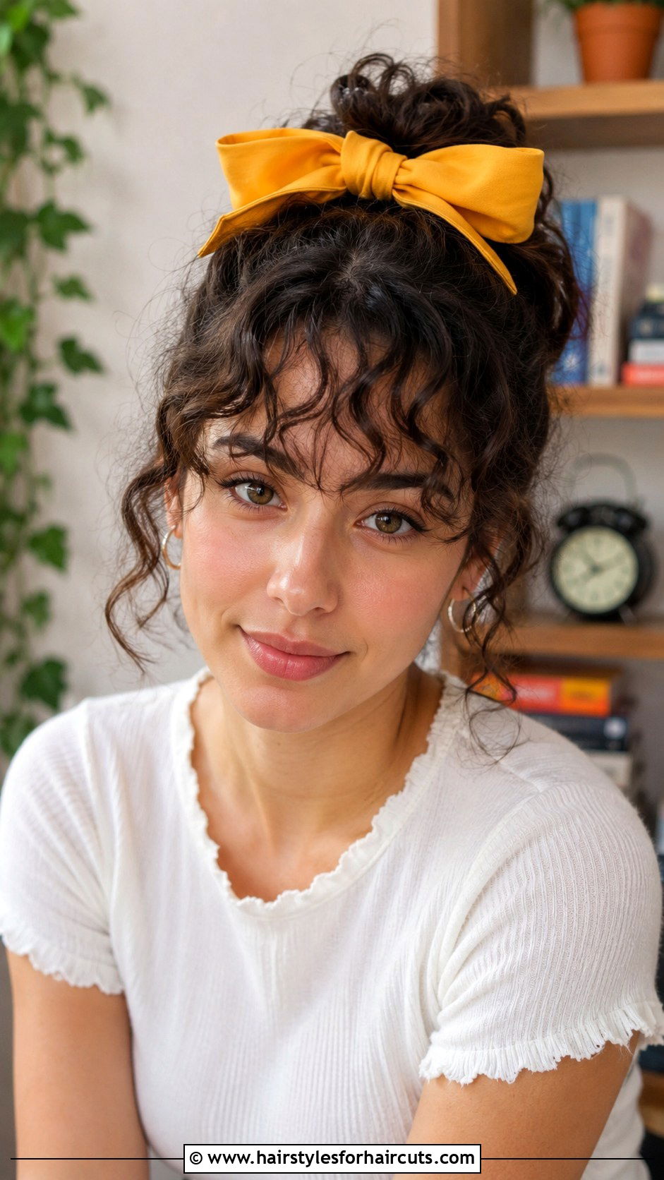 Natural Bangs With Bow - 25 bow hairstyles on black hair - 25 bow hairstyles on black hair