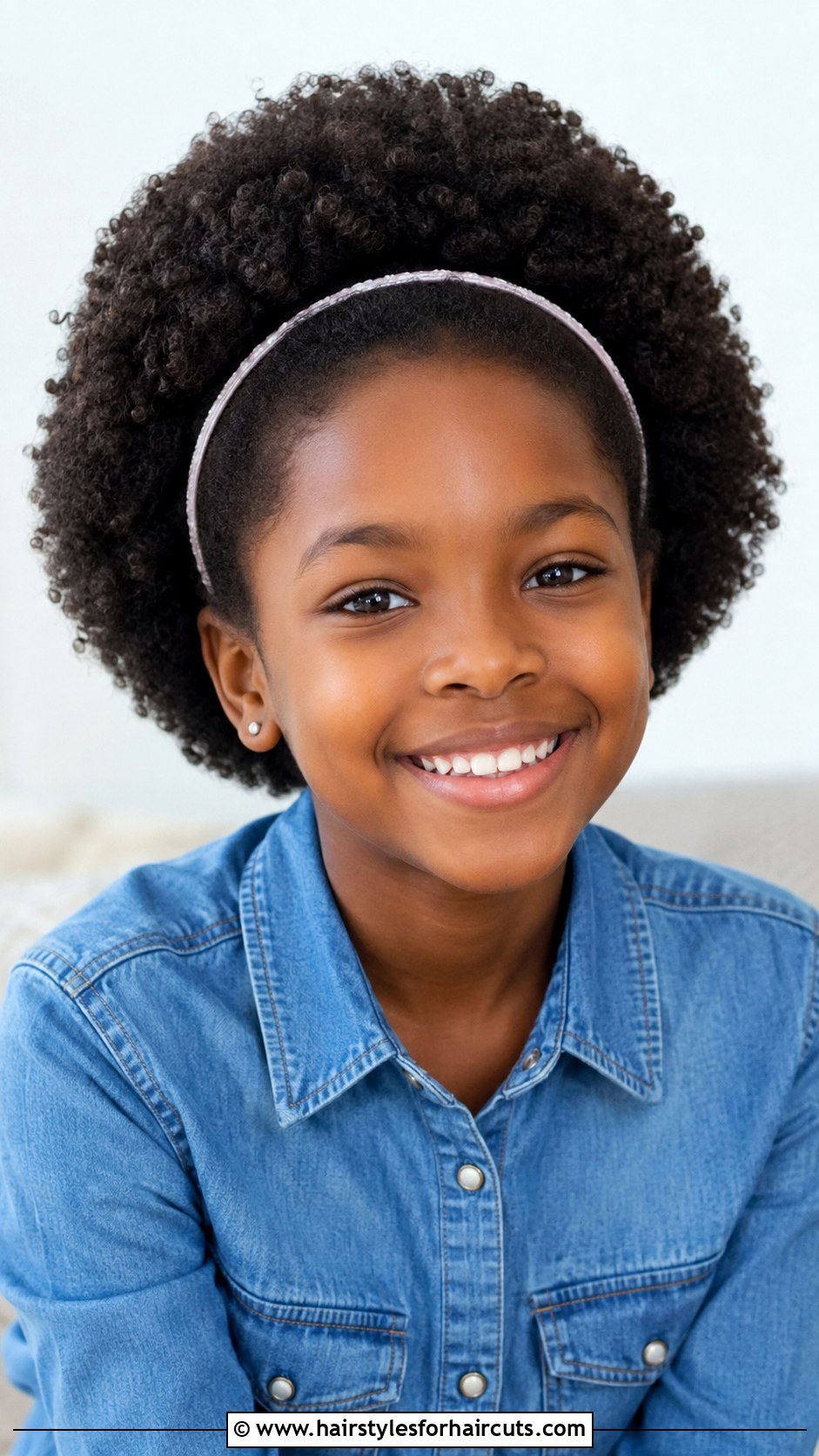 Natural Curly Afro - 25 hairstyles for 9 year olds - 25 hairstyles for 9 year olds