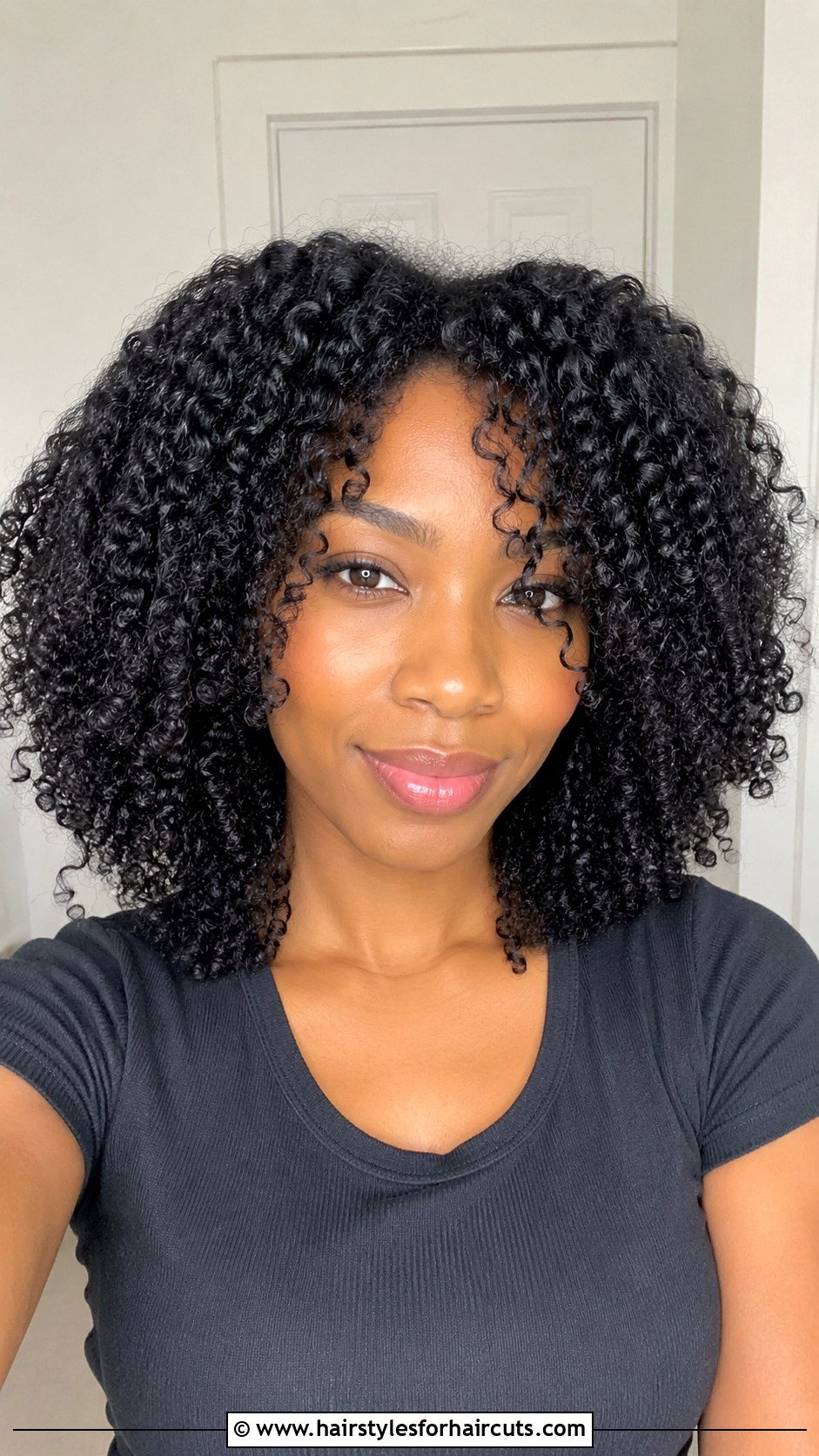 Natural Curly Wash And Go - 25 baby shower hairstyles - 25 baby shower hairstyles