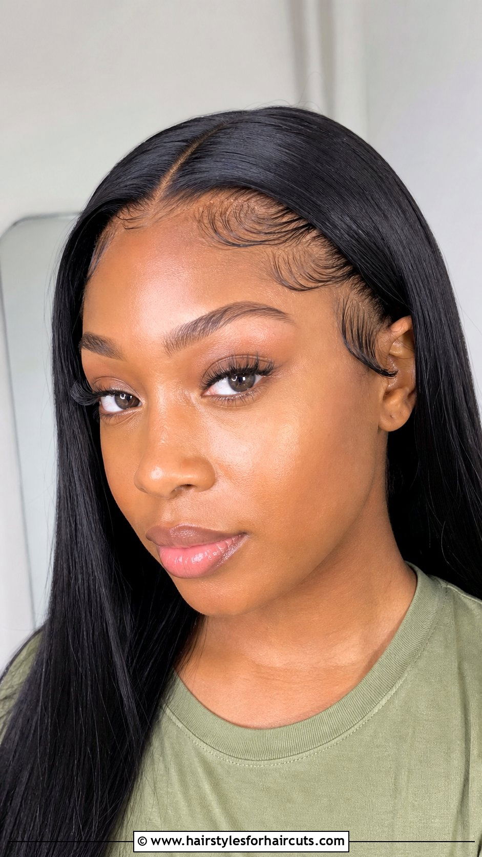 Natural Edges Straight Closure - 25 closure hairstyles - 25 closure hairstyles