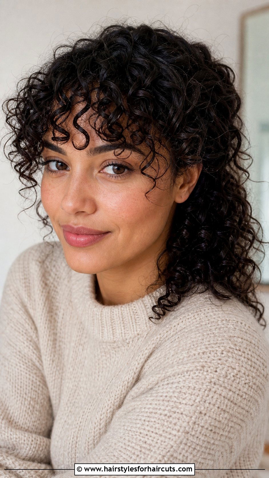 Natural Hair With Curly Bangs - 25 natural hair haircuts - 25 natural hair haircuts