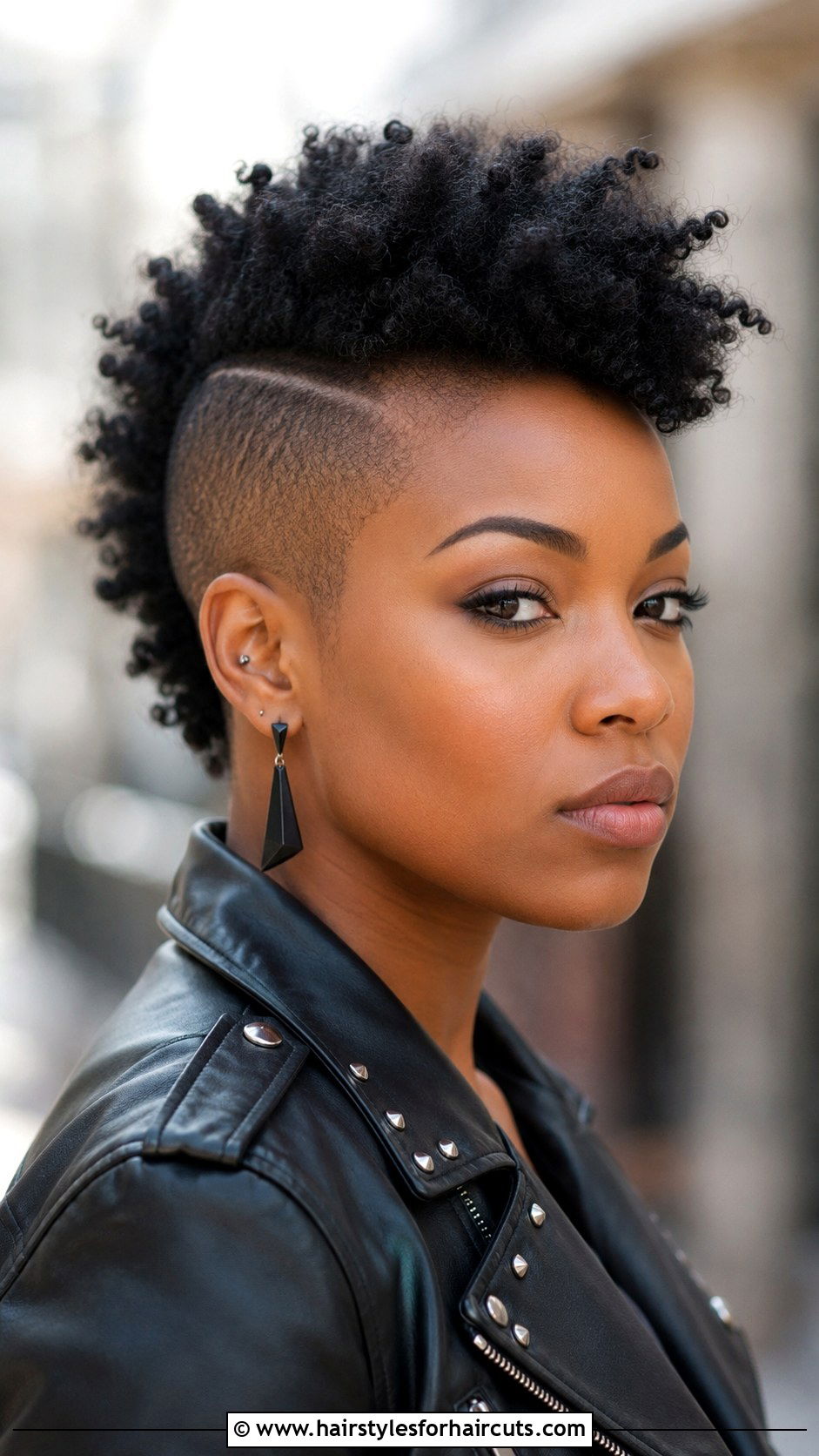Natural Mohawk - 25 cute african short natural hairstyles - 25 cute african short natural hairstyles