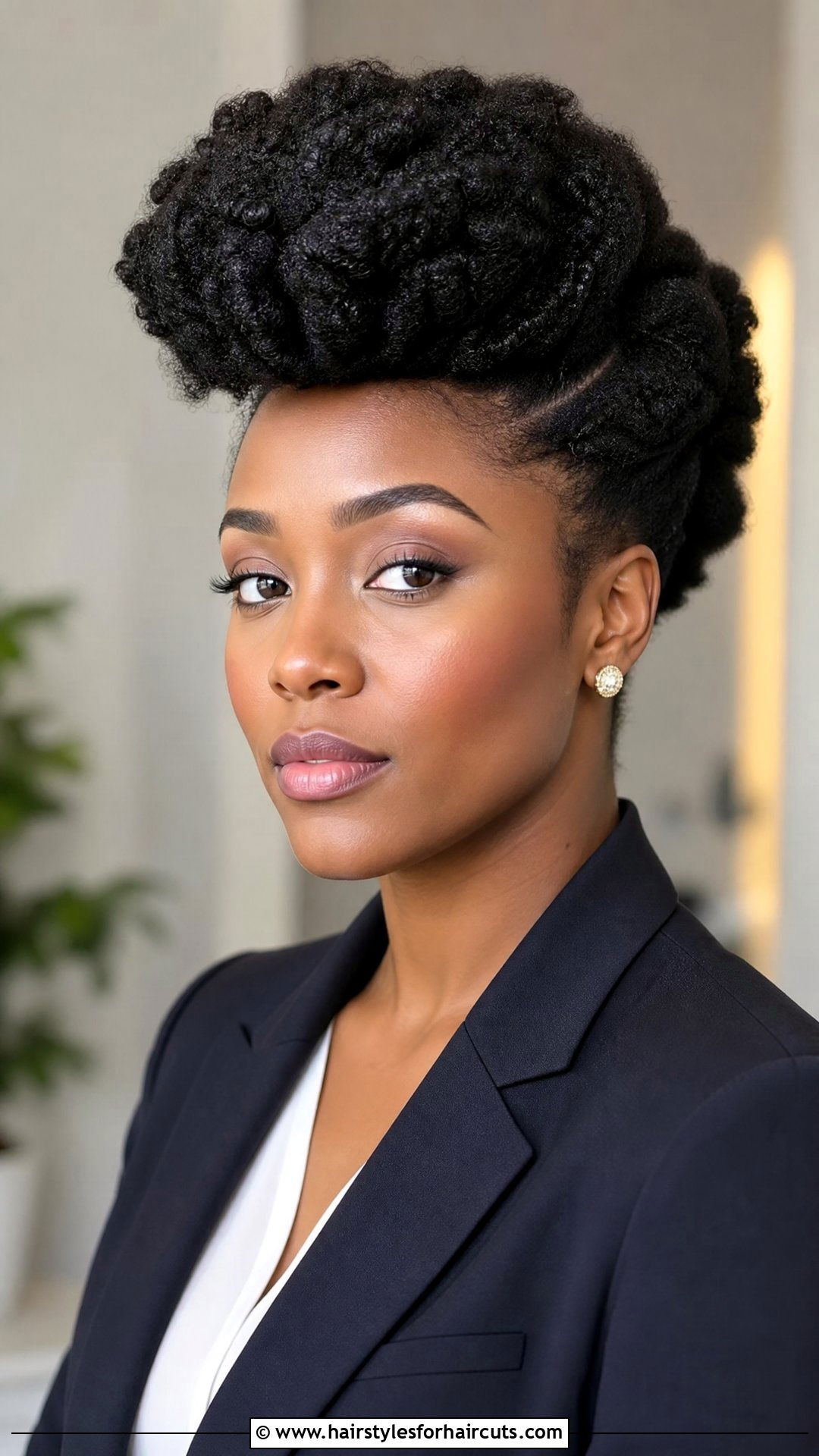 Natural Pompadour - 25 70s black hairstyles - 25 70s black hairstyles