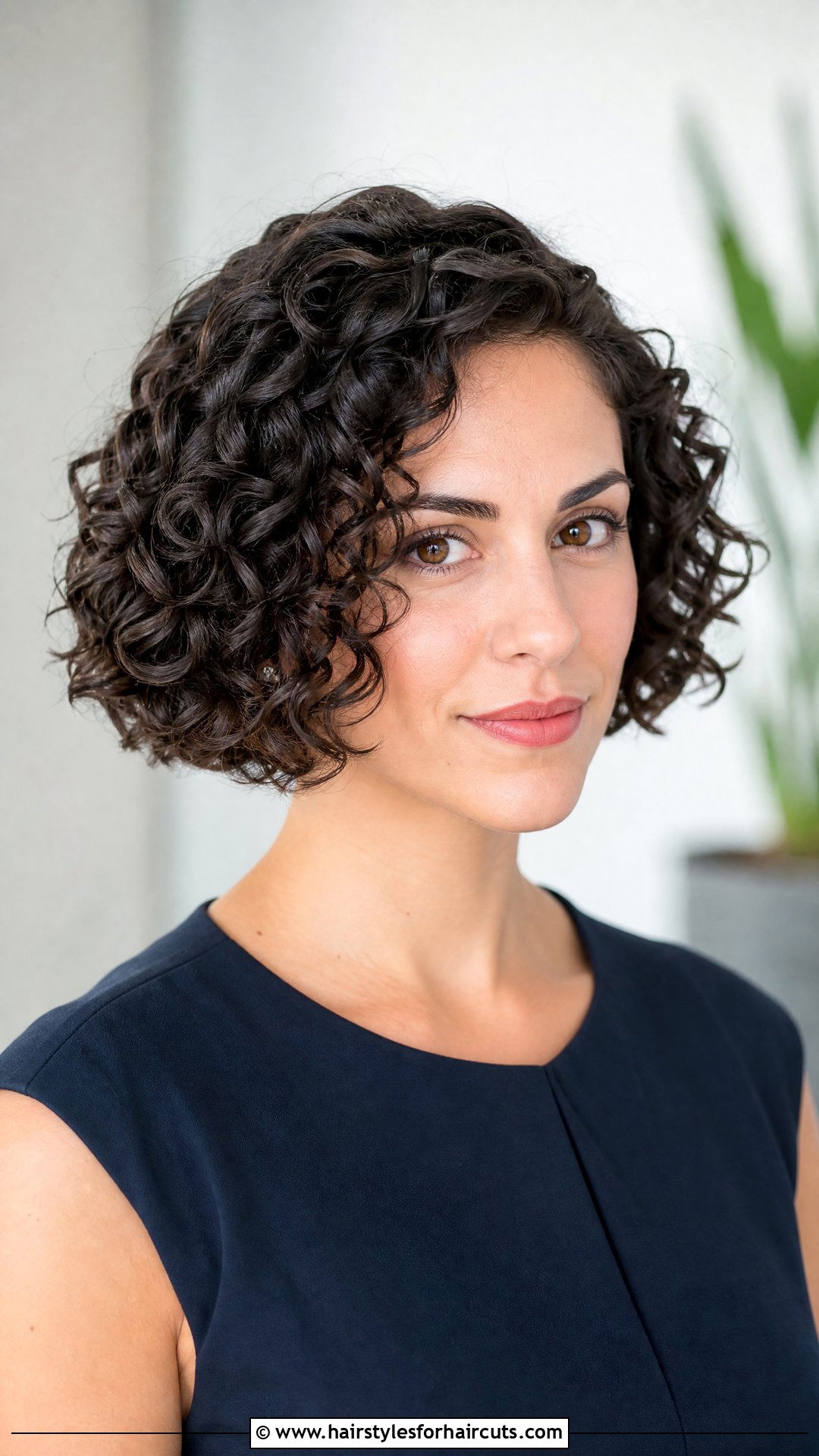 Neat Curly Bob - 25 smart hairstyles - 25 smart hairstyles