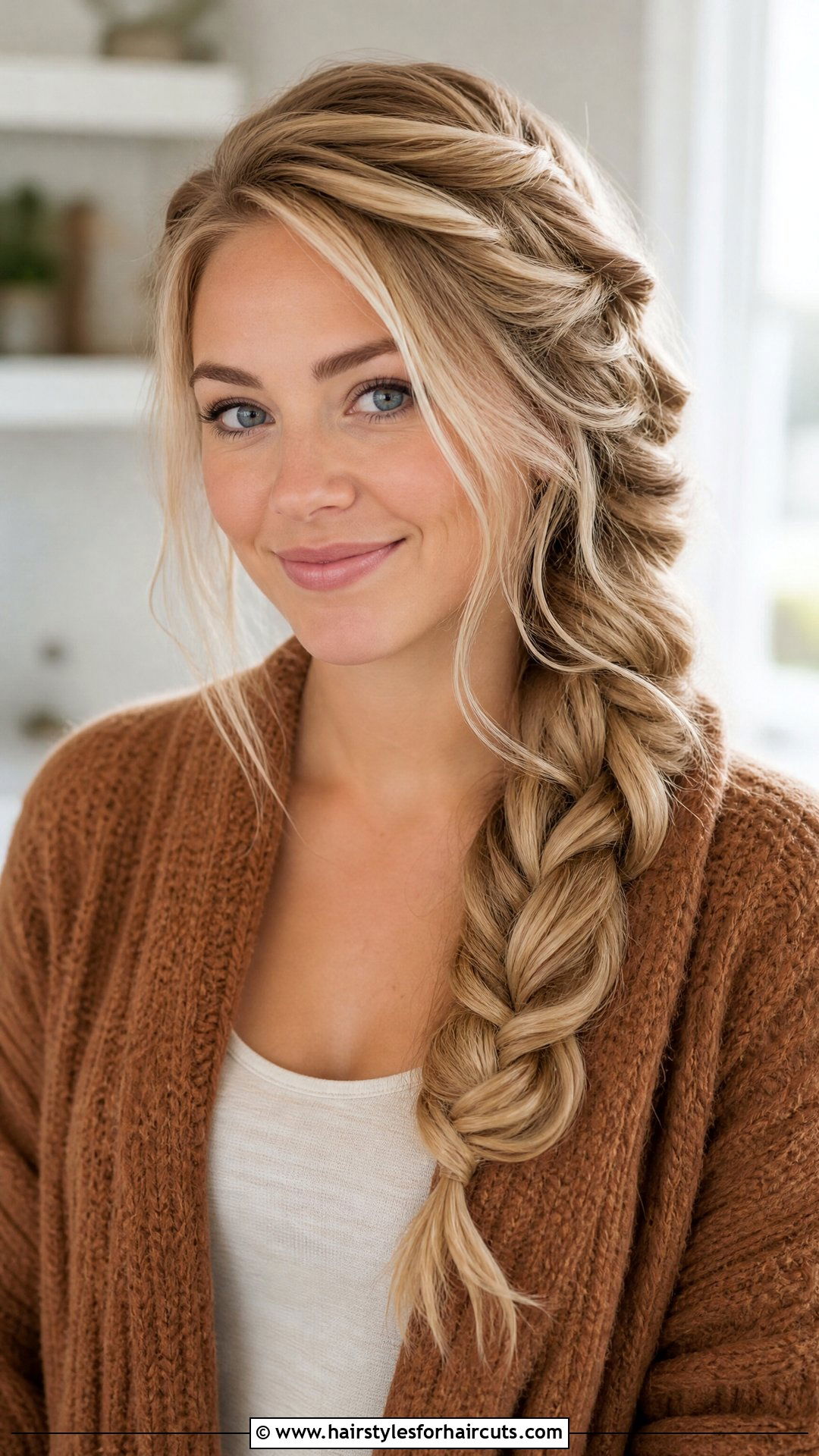 Norse Side Swept Braid - 25 womens viking hairstyles - 25 womens viking hairstyles