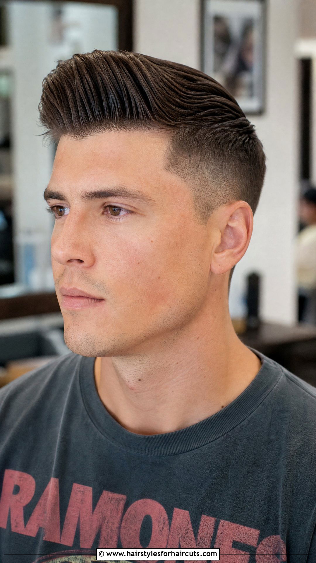 Number 7 Pompadour Fade - 25 haircuts guard sizes - 25 haircuts guard sizes