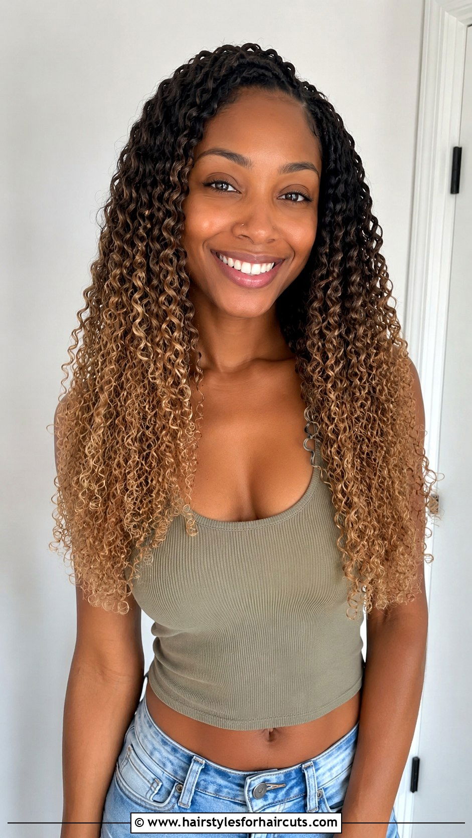 Ombre Beach Curl Crochet - 25 beach curl crochet hairstyles - 25 beach curl crochet hairstyles