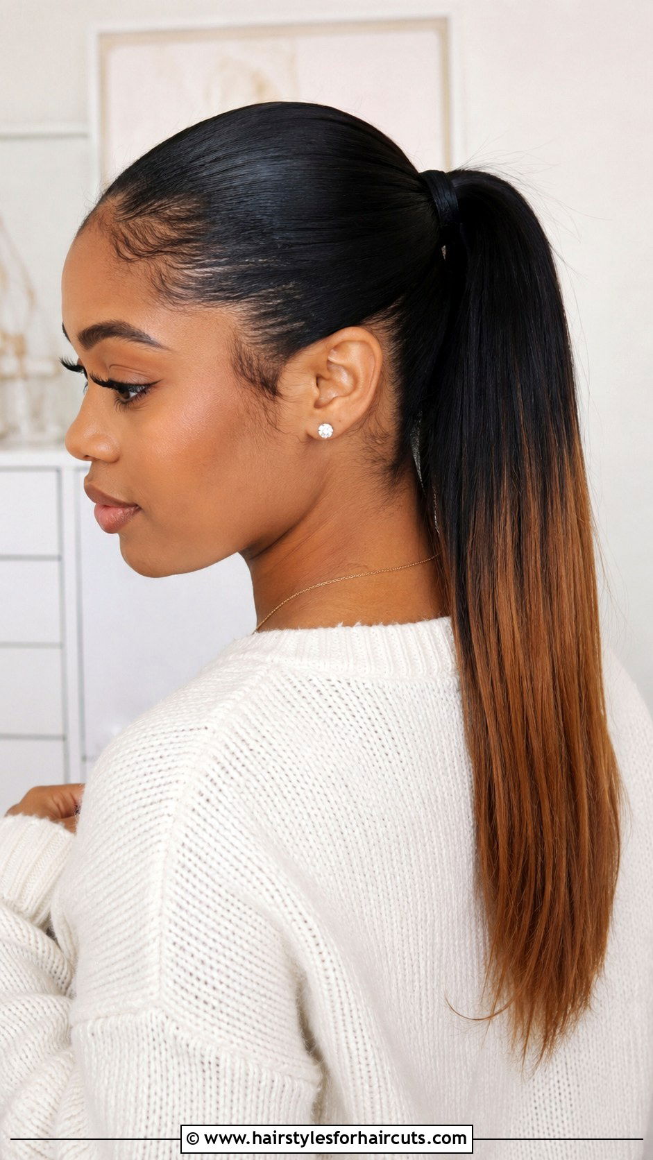 Ombre Black Hair Weave Ponytail - 25 black hair weave ponytail hairstyles - 25 black hair weave ponytail hairstyles