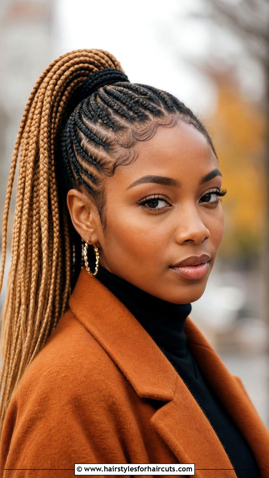 Ombre Braid Ponytail Black Hair - 25 one braid ponytail hairstyles for black hair - 25 one braid ponytail hairstyles for black hair