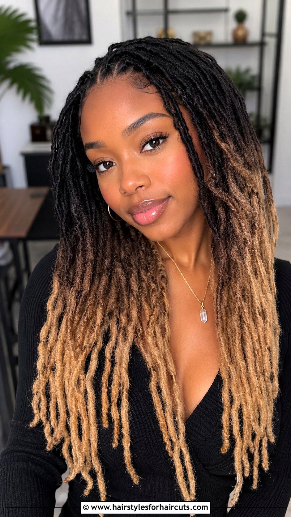 Ombre Dread Crochet Locs - 25 dread crochet hairstyles - 25 dread crochet hairstyles