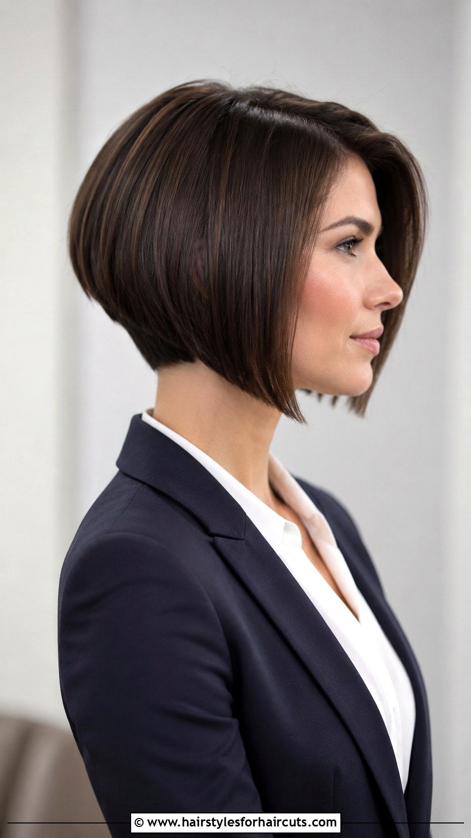 One Inch A Line Bob - 25 1 inch of haircuts off - 25 1 inch of haircuts off