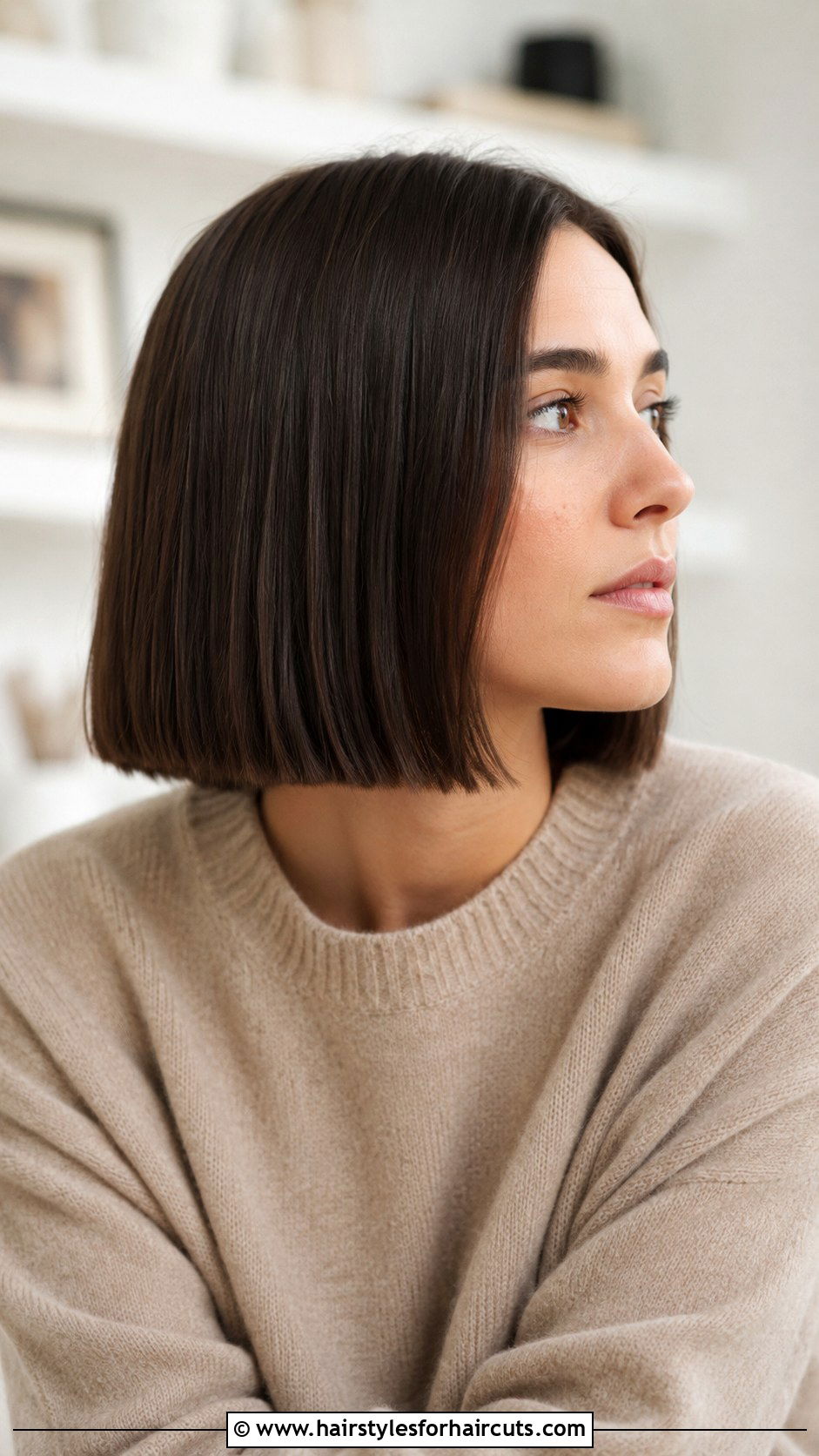 One Length Haircut for Thick Hair - 25 even haircuts - 25 even haircuts