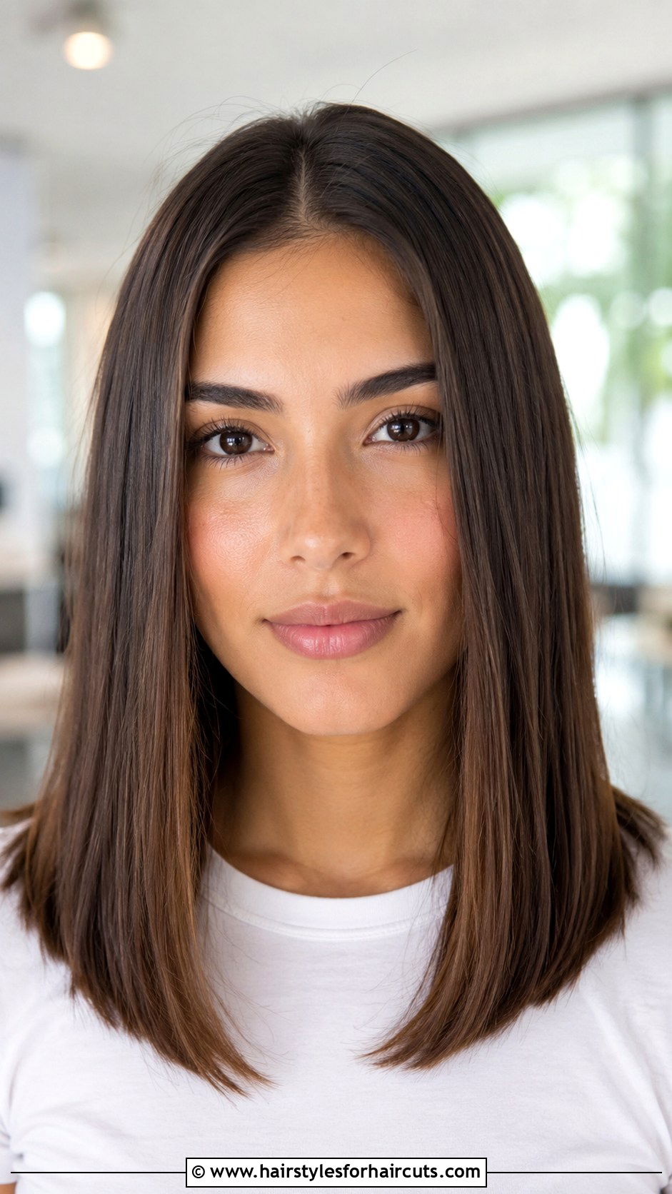 One Length Haircut - 25 cheap hairstyles - 25 cheap hairstyles