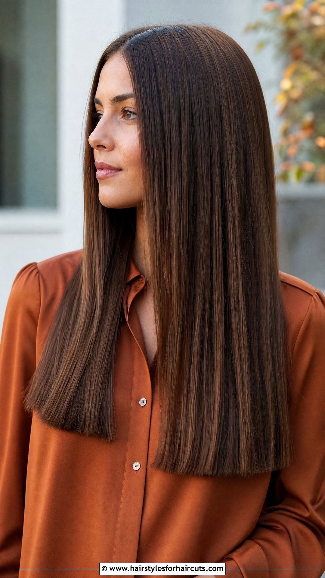 One Length Long Haircut - 25 womans hairstyles - 25 woman's hairstyles