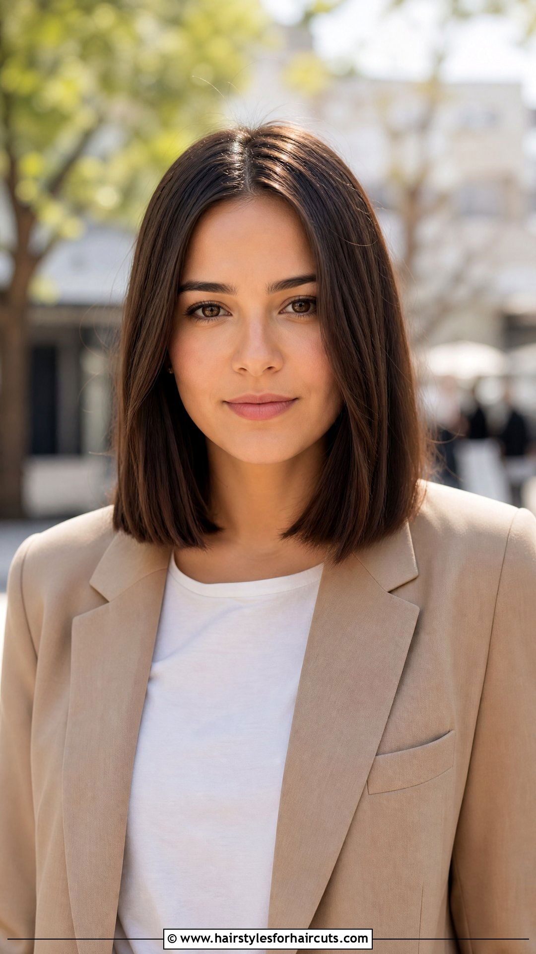 One Length Medium Haircut - 25 one length haircuts - 25 one length haircuts