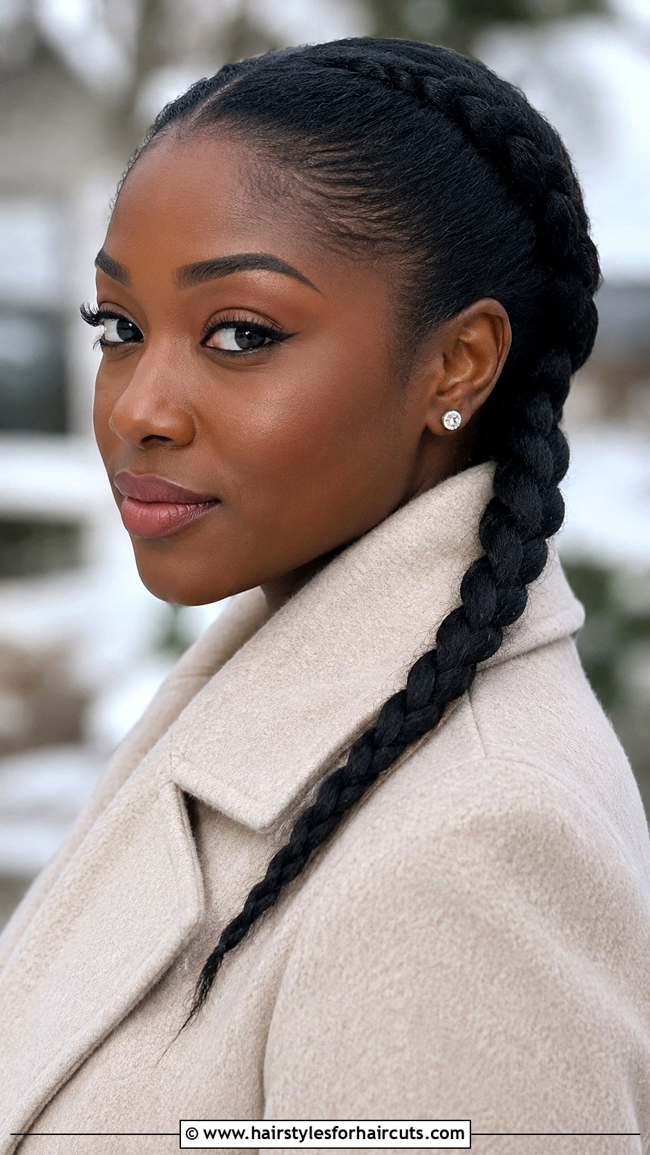 One Rope Braid - 25 one braid hairstyles for black hair - 25 one braid hairstyles for black hair