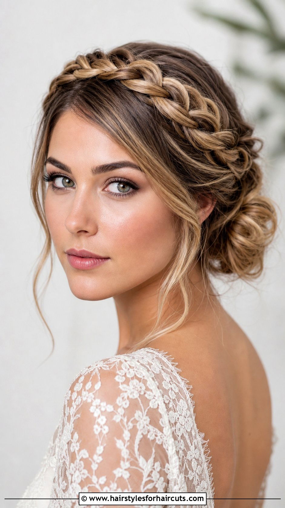 One Side Braided Crown - 25 one side hairstyles - 25 one side hairstyles