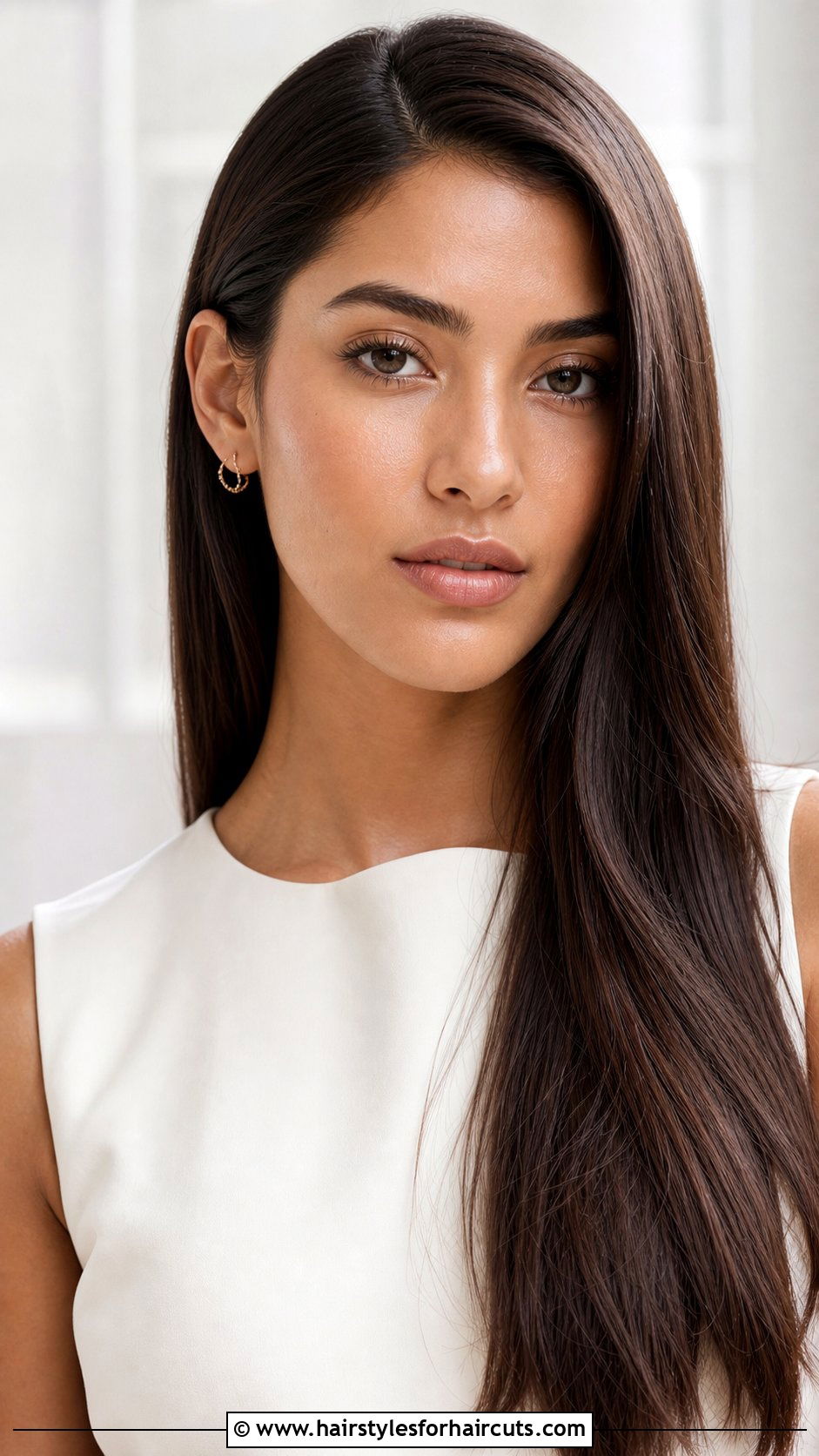 One Side Sleek Hair - 25 one side hairstyles - 25 one side hairstyles