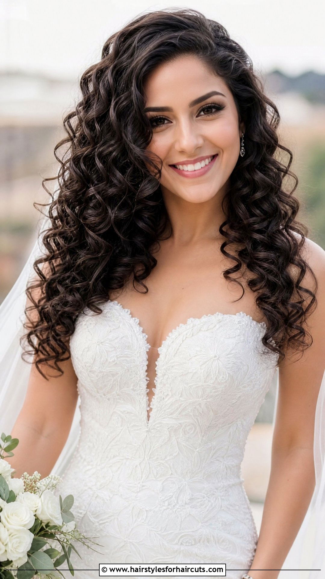 Open Hair Bouncy Curls Wedding - 25 open hair hairstyles for wedding - 25 open hair hairstyles for wedding