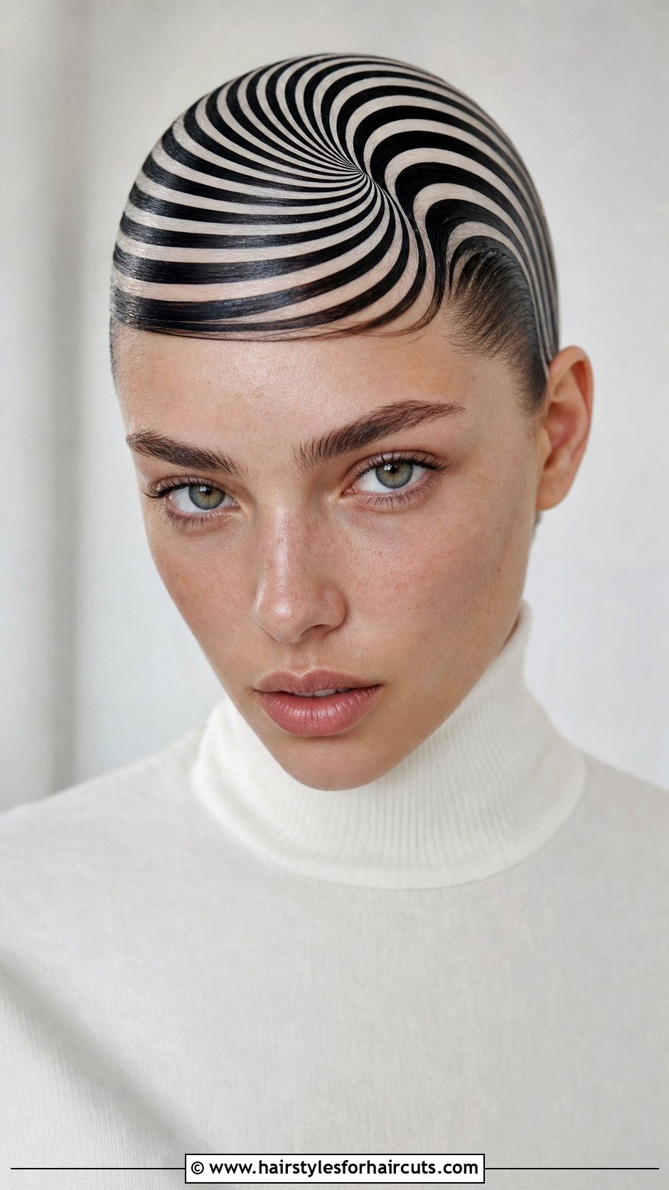 Optical Illusion Hairstyle - 25 weird hairstyles - 25 weird hairstyles