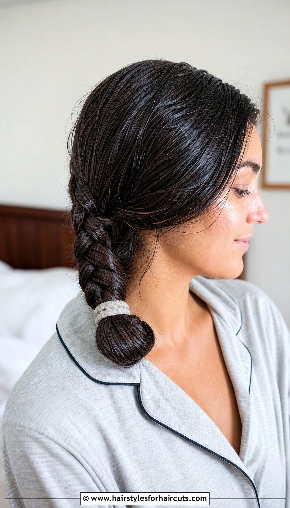 Overnight Looped Braid For Greasy Hair - 25 overnight hairstyles to prevent greasy hair - 25 overnight hairstyles to prevent greasy hair