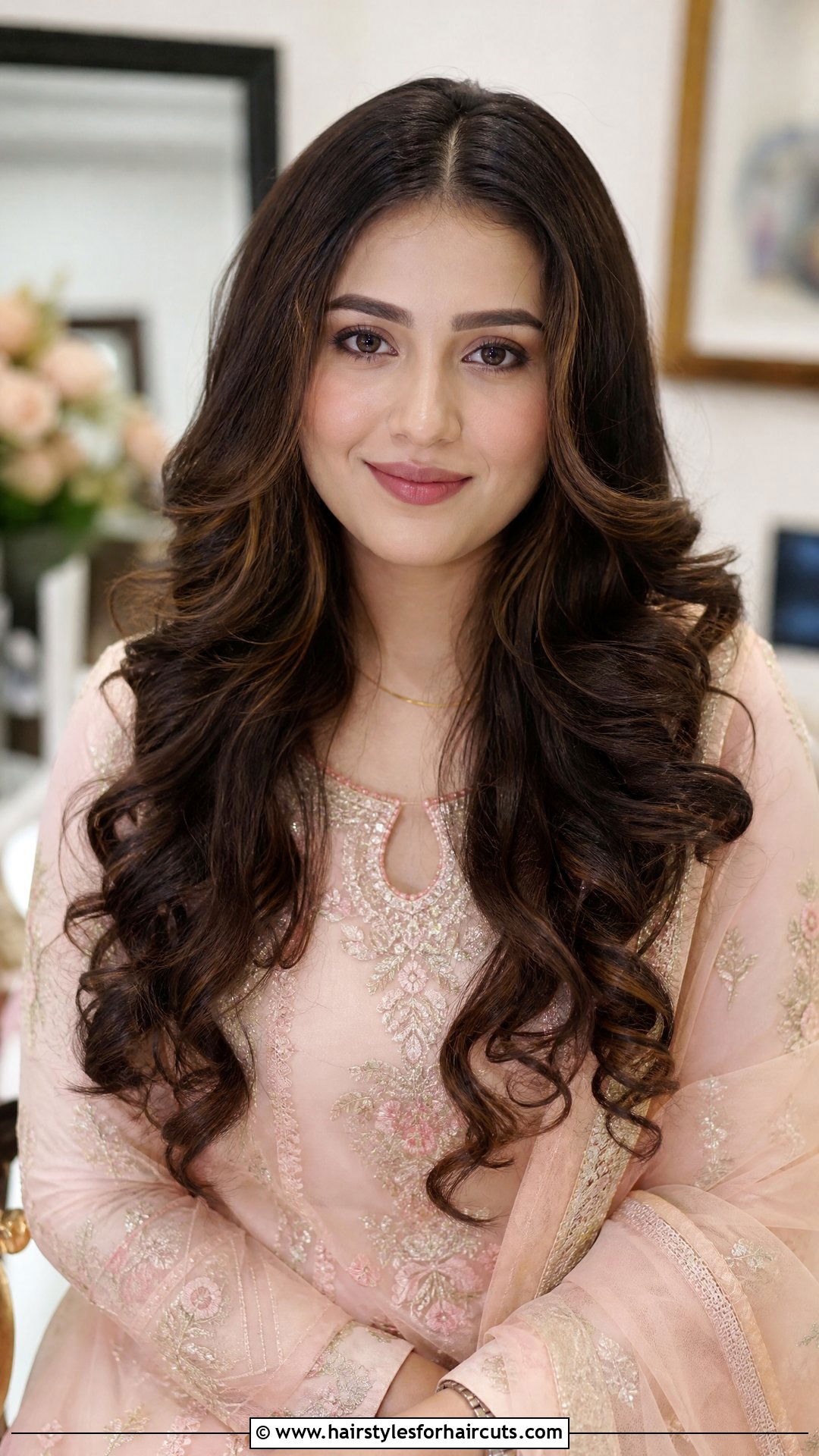 Pakistani Open Curls Hairstyle - 25 pakistani hairstyles - 25 pakistani hairstyles