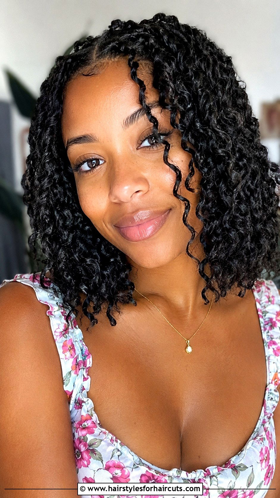 Passion Twists Mid Length Haircut - 25 best haircuts for black hair - 25 best haircuts for black hair