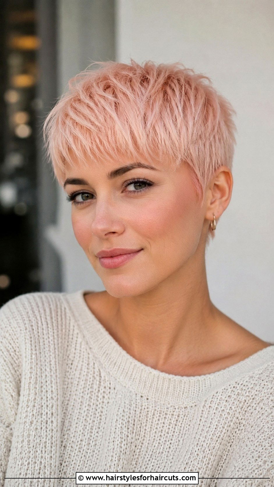 Pastel Pink Pixie Cut - 25 cute hairstyles for pink hair - 25 cute hairstyles for pink hair