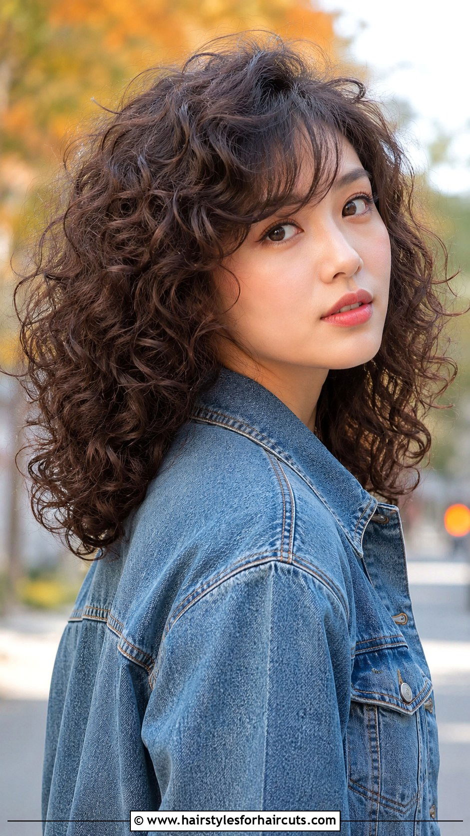 Perm With Side Swept Bangs - 25 80s hairstyles for shoulder length hair - 25 80s hairstyles for shoulder length hair